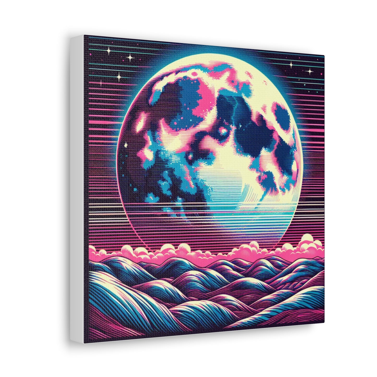 Full Moon Canvas Wall Art