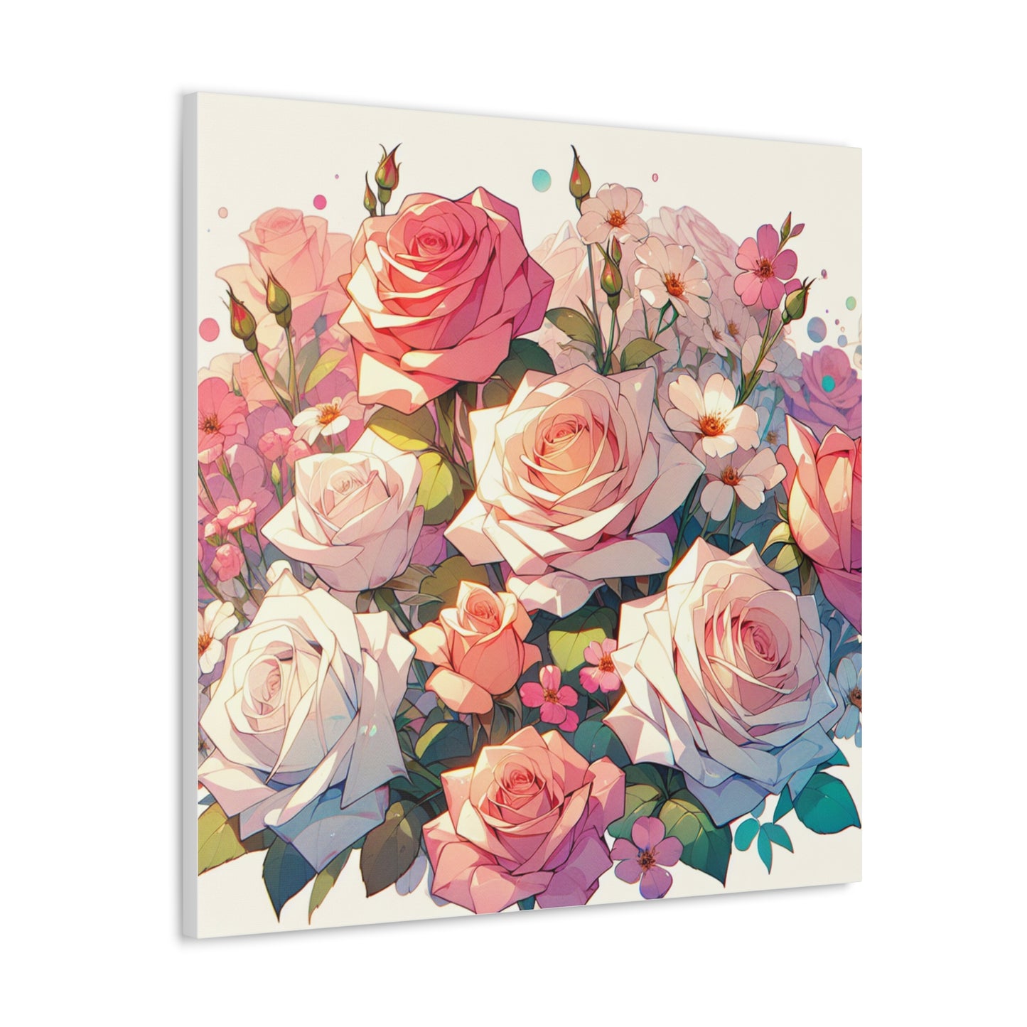 Roses Canvas Wall Art