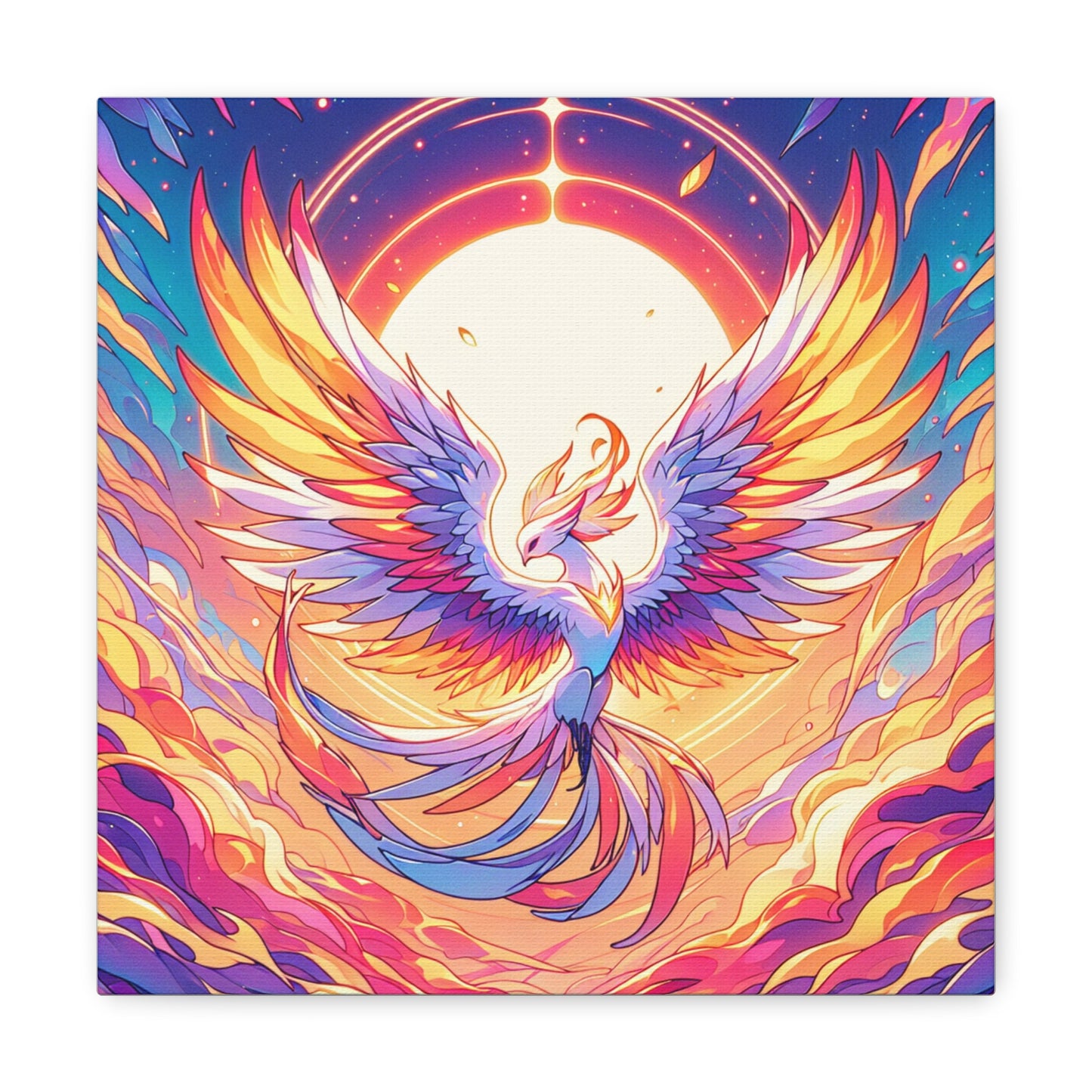 Phoenix Rising Canvas Wall Art