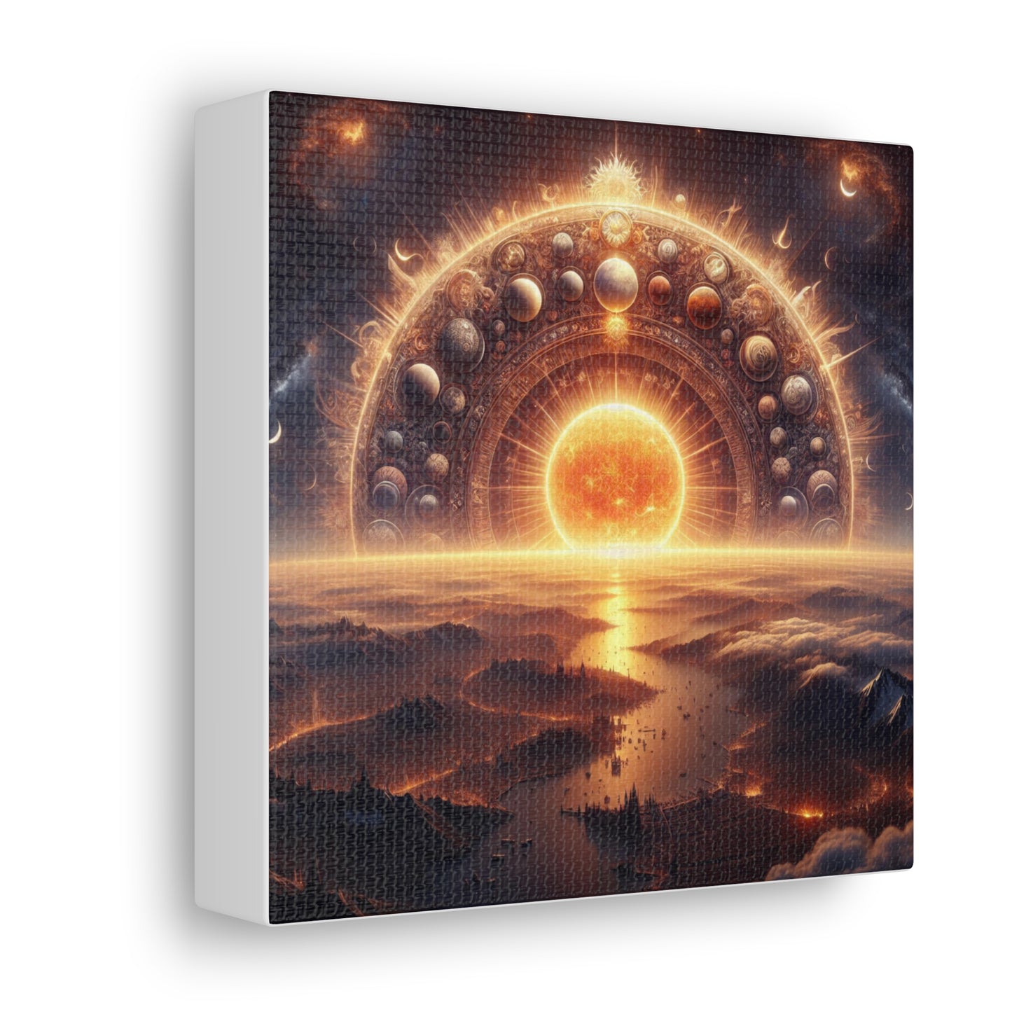 Sun Canvas Wall Art