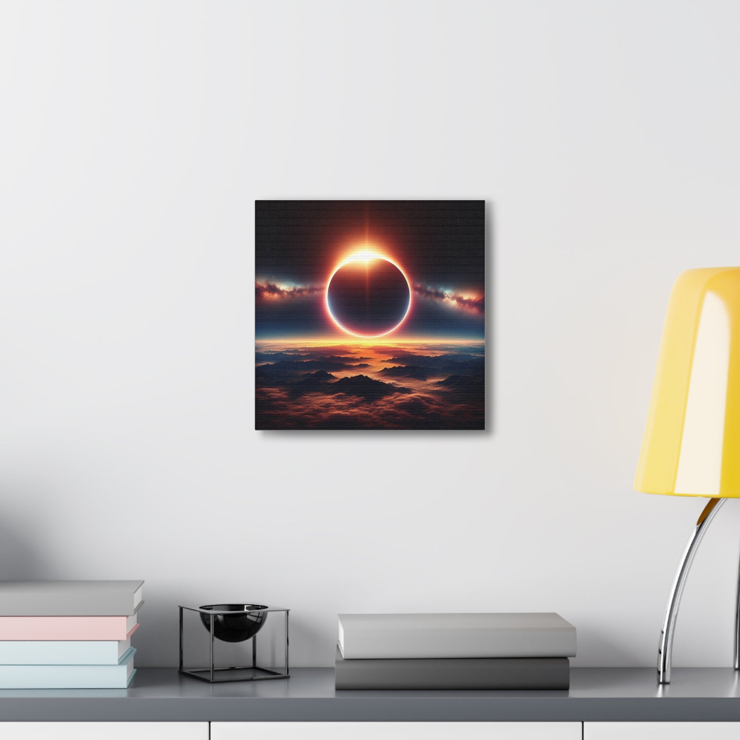 Solar Eclipse Canvas Wall Art