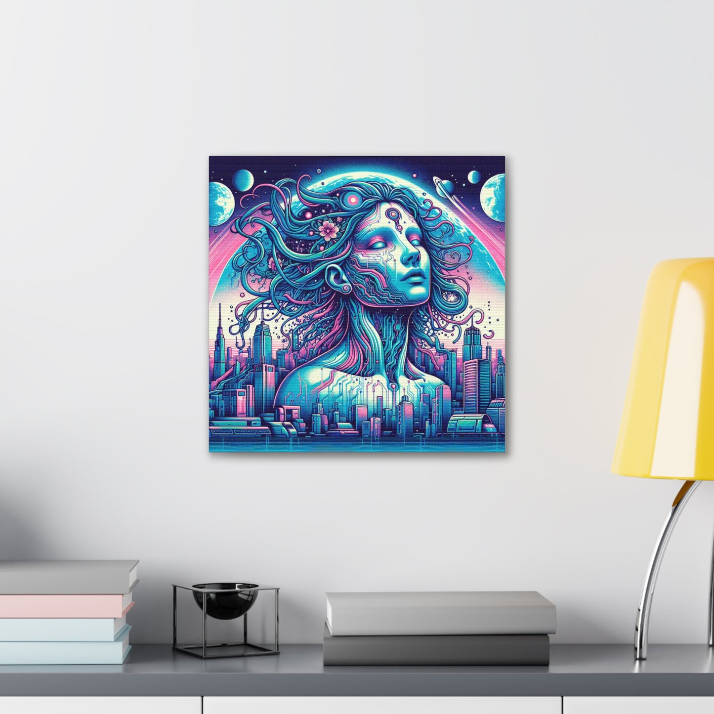 Gaia Mother Earth Canvas Wall Art