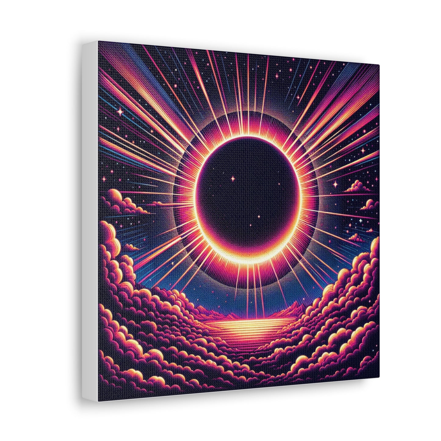 Solar Eclipse Canvas Wall Art