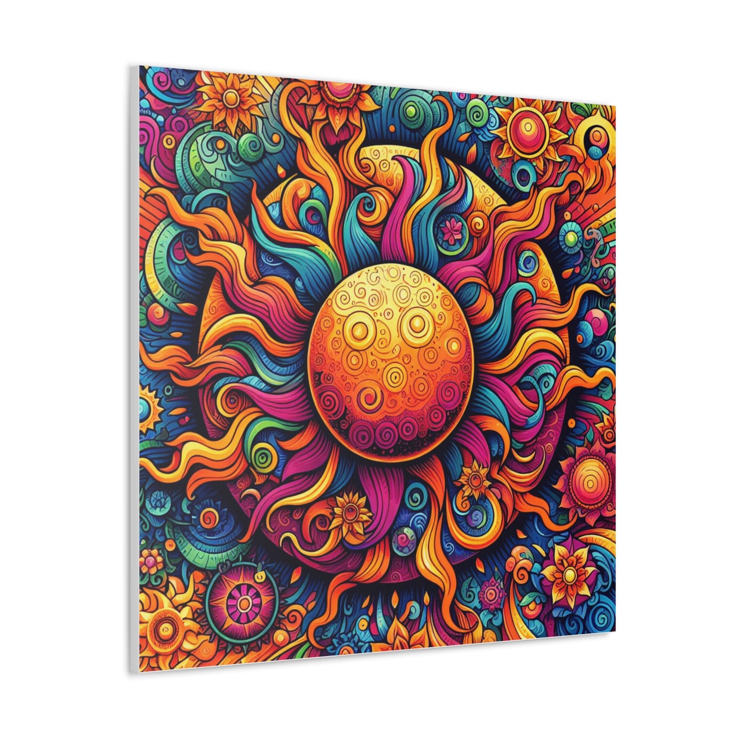 Sun Canvas Wall Art