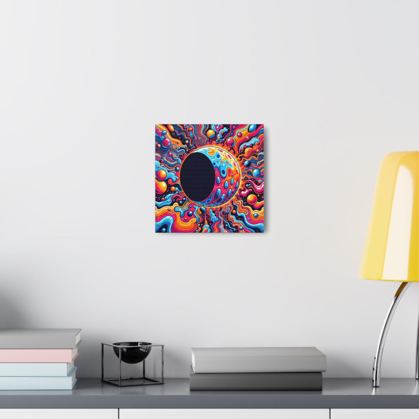 Lunar Eclipse Canvas Wall Art