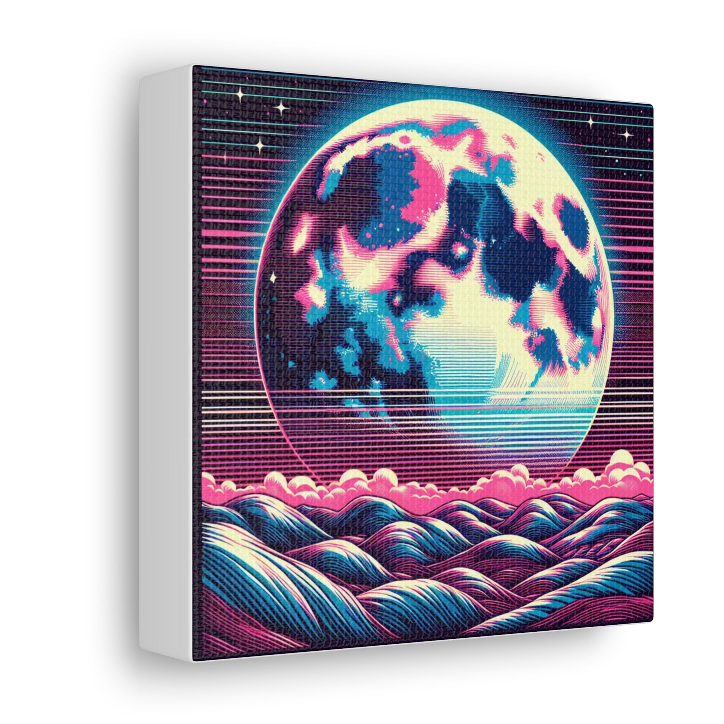 Full Moon Canvas Wall Art