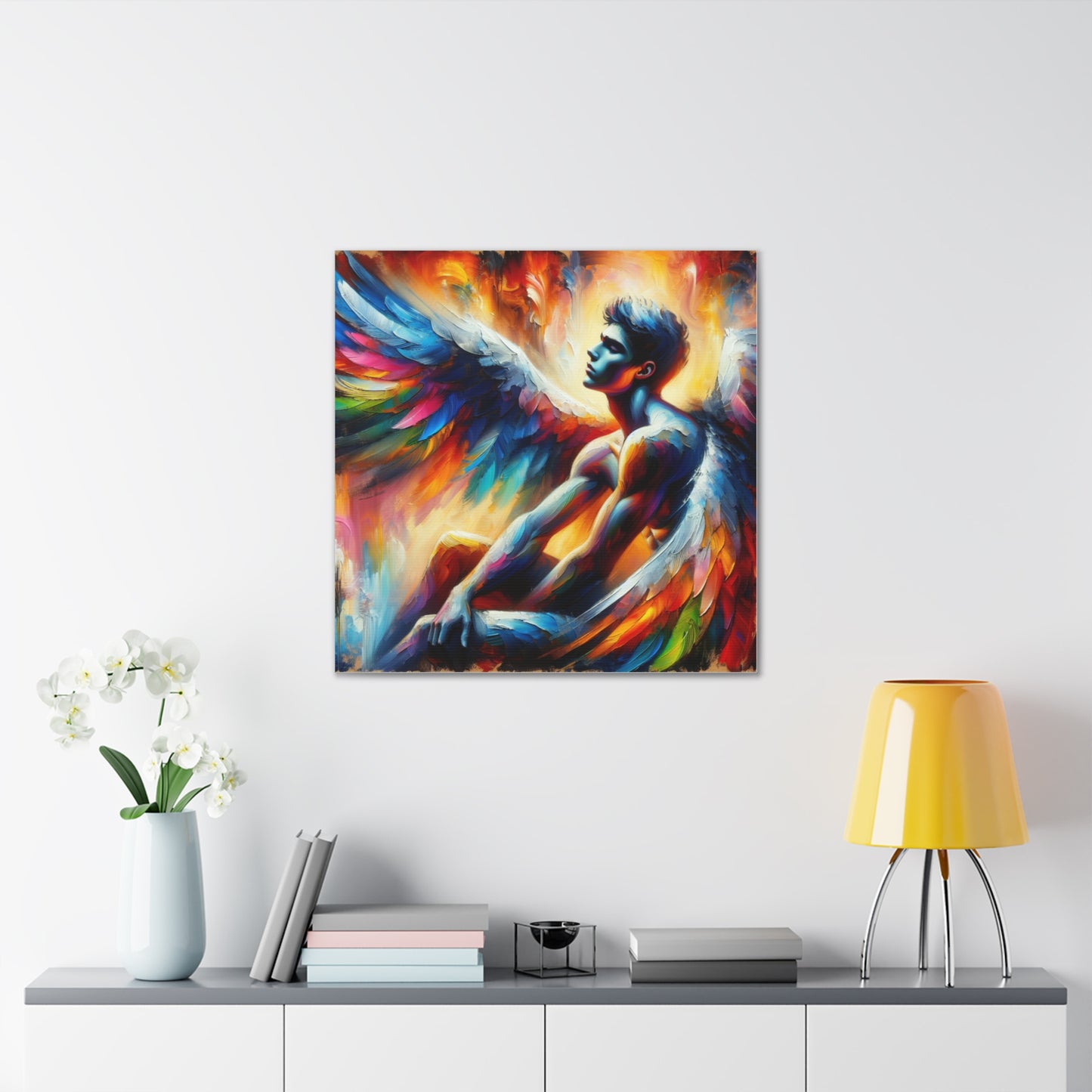 Fallen Angel Canvas Wall Art