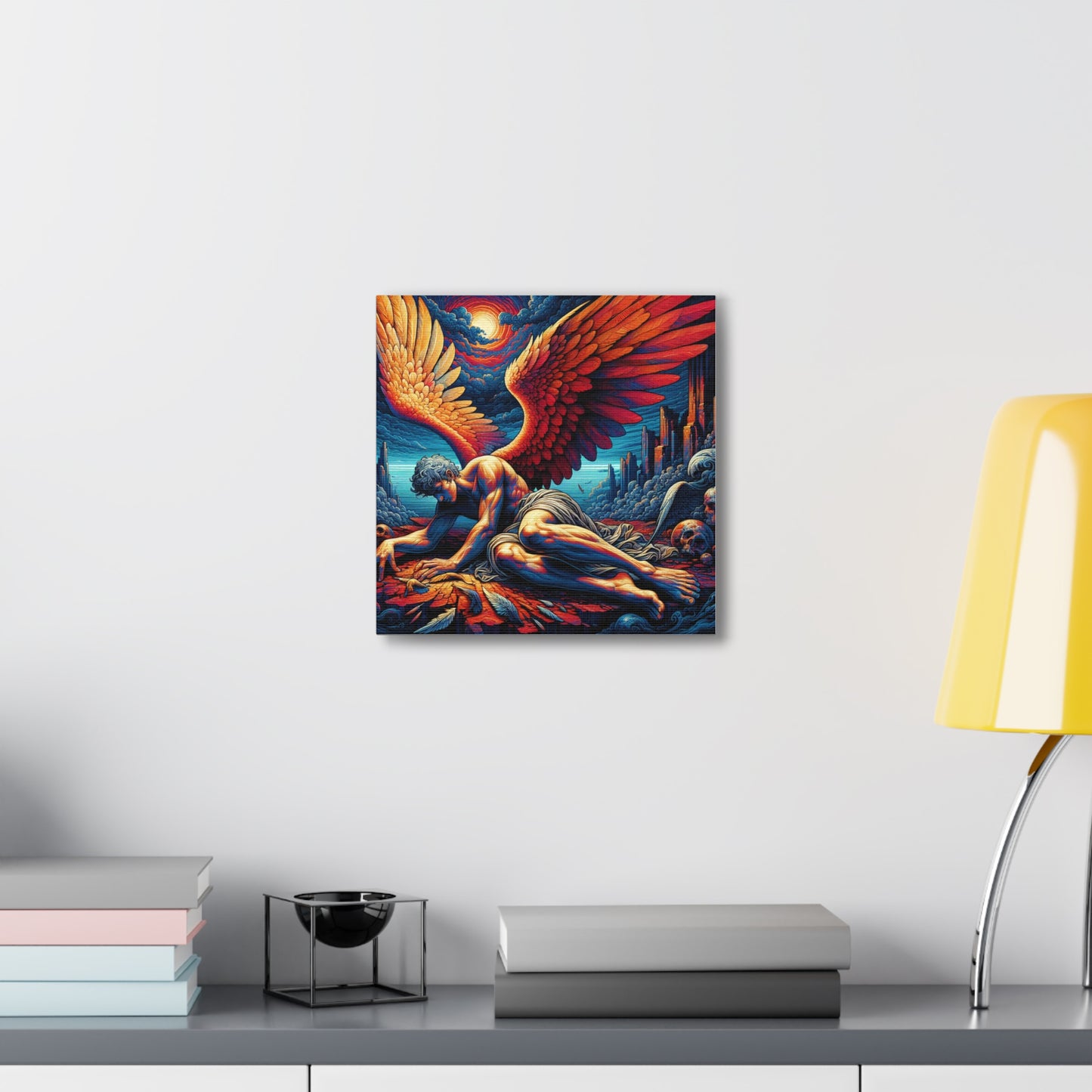 Fallen Angel Canvas Wall Art