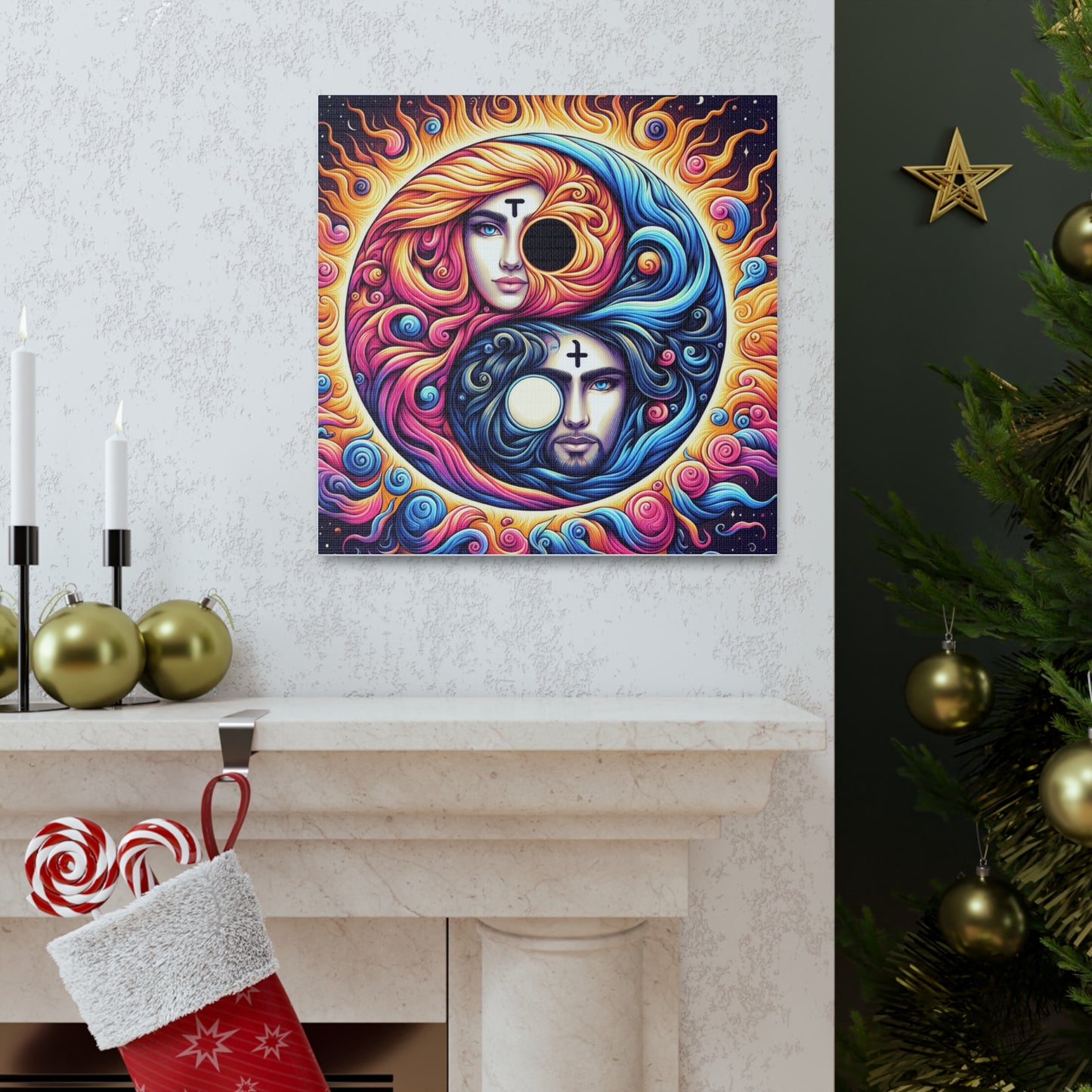 Yin Yang Canvas Wall Art