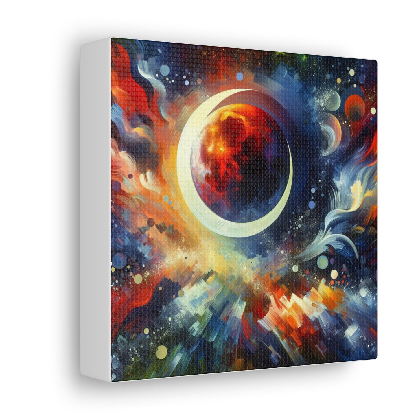 Lunar Eclipse Canvas Wall Art