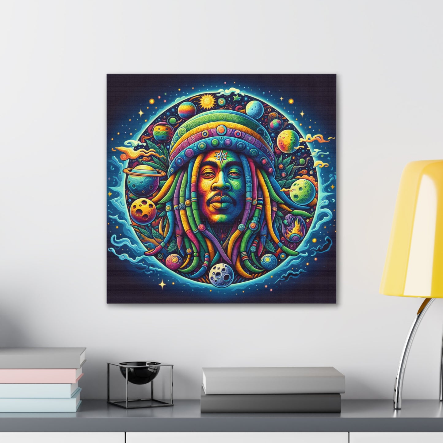 Jah Rastafari Canvas Wall Art