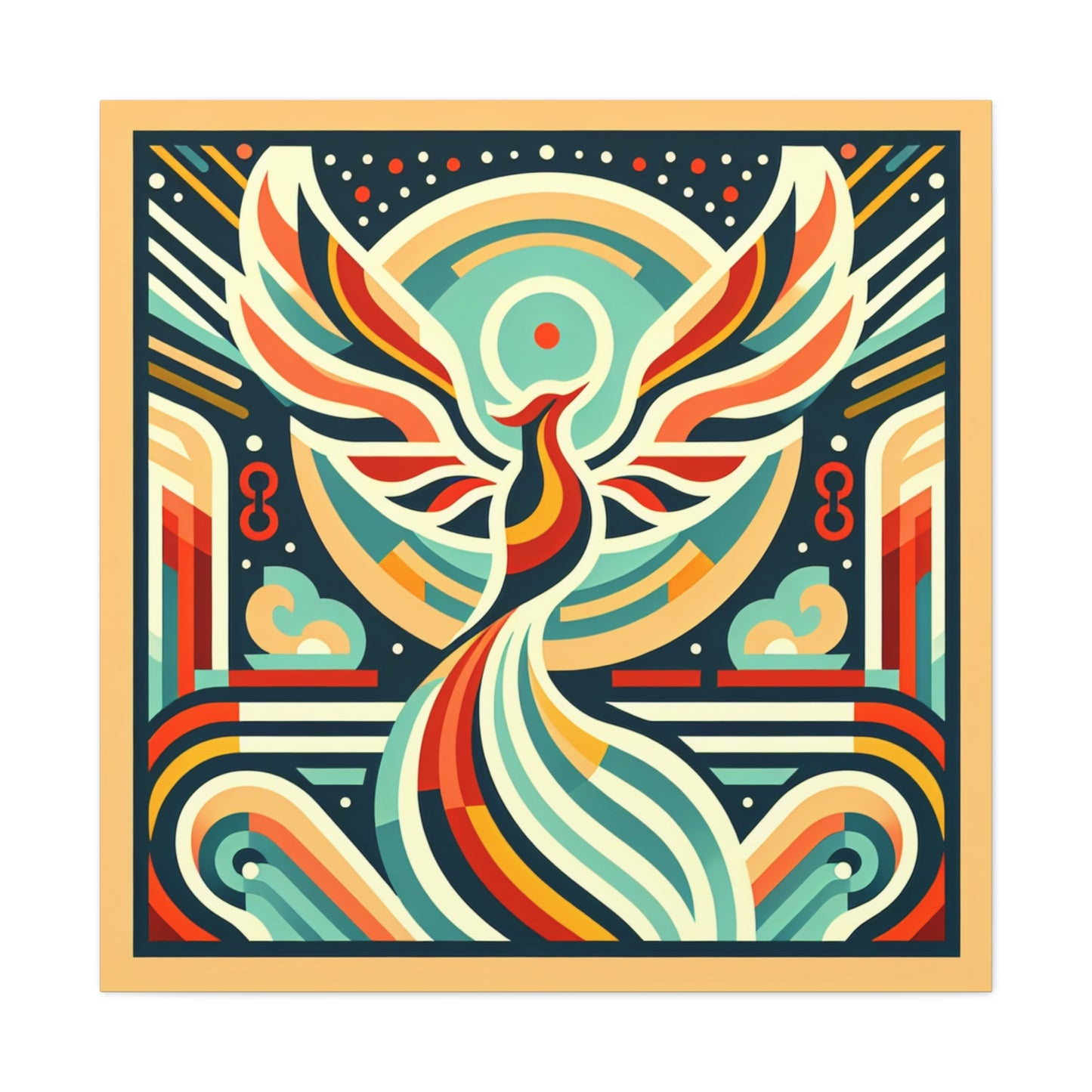 Phoenix Rising Canvas Wall Art