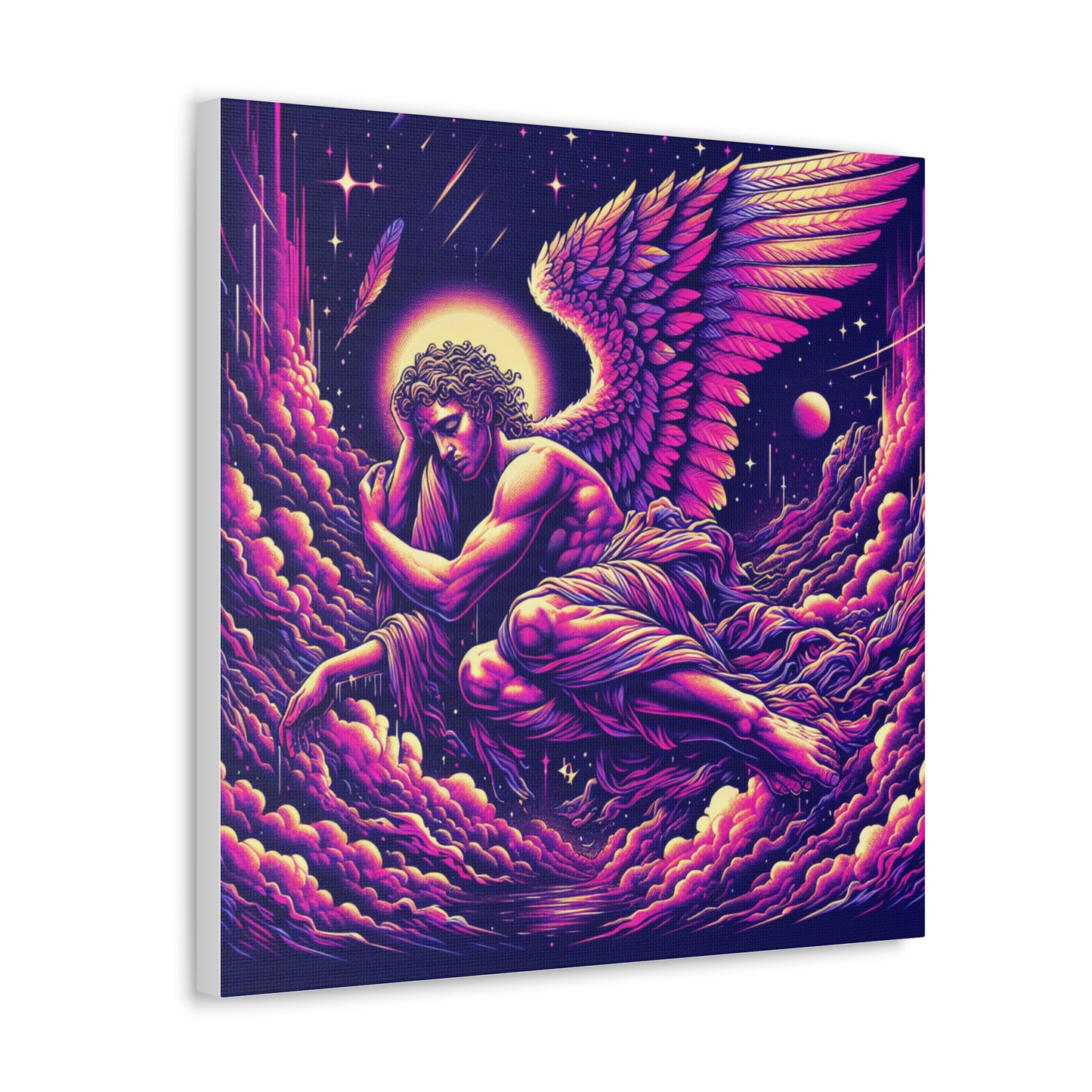 Fallen Angel Canvas Wall Art