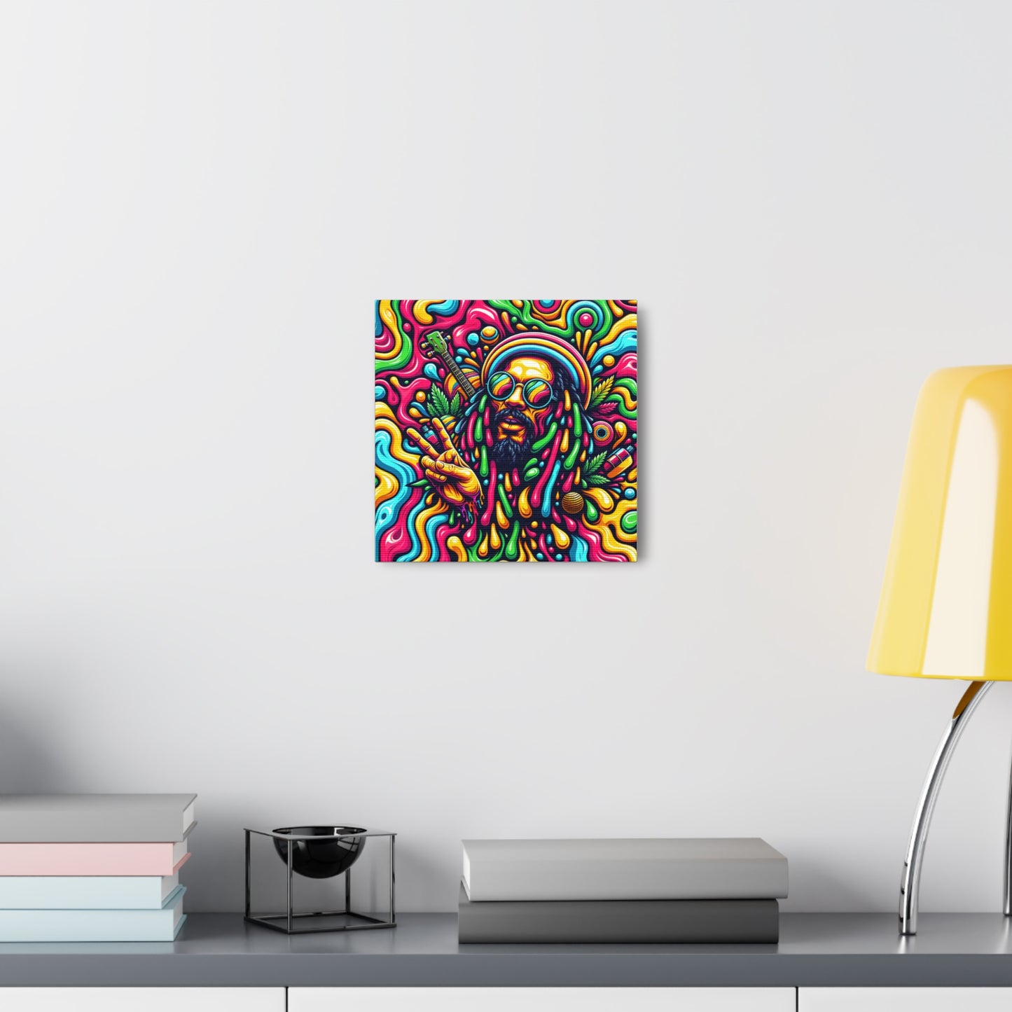 Jah Rastafari Canvas Wall Art