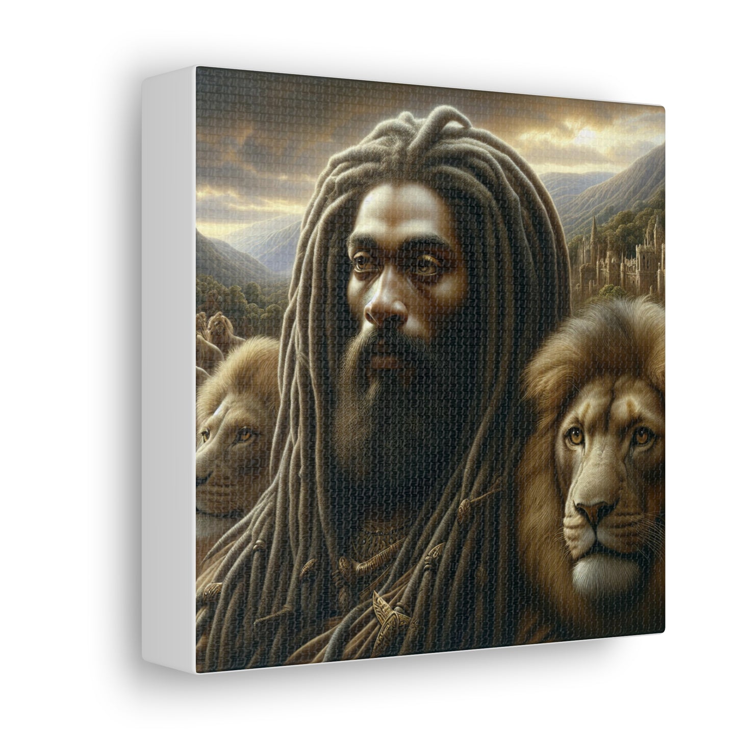 Jah Rastafari Canvas Wall Art