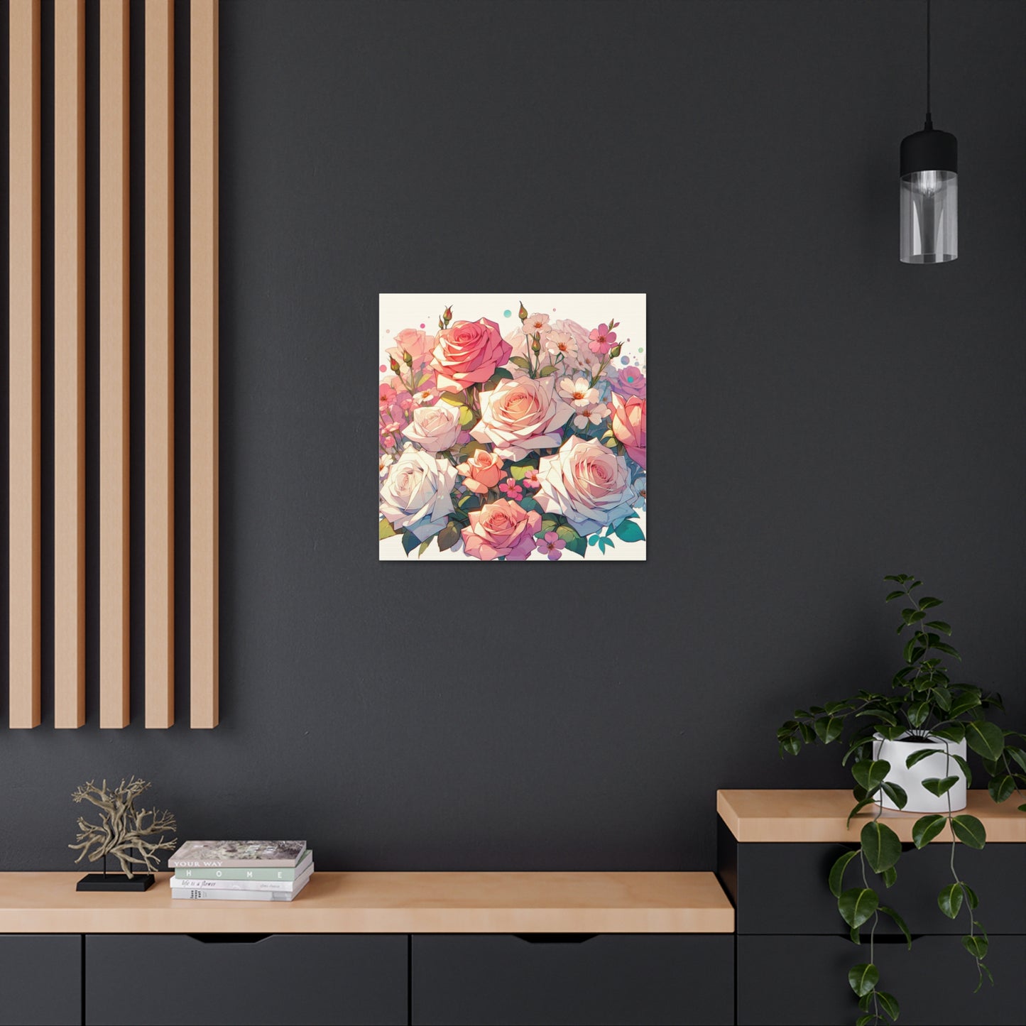 Roses Canvas Wall Art