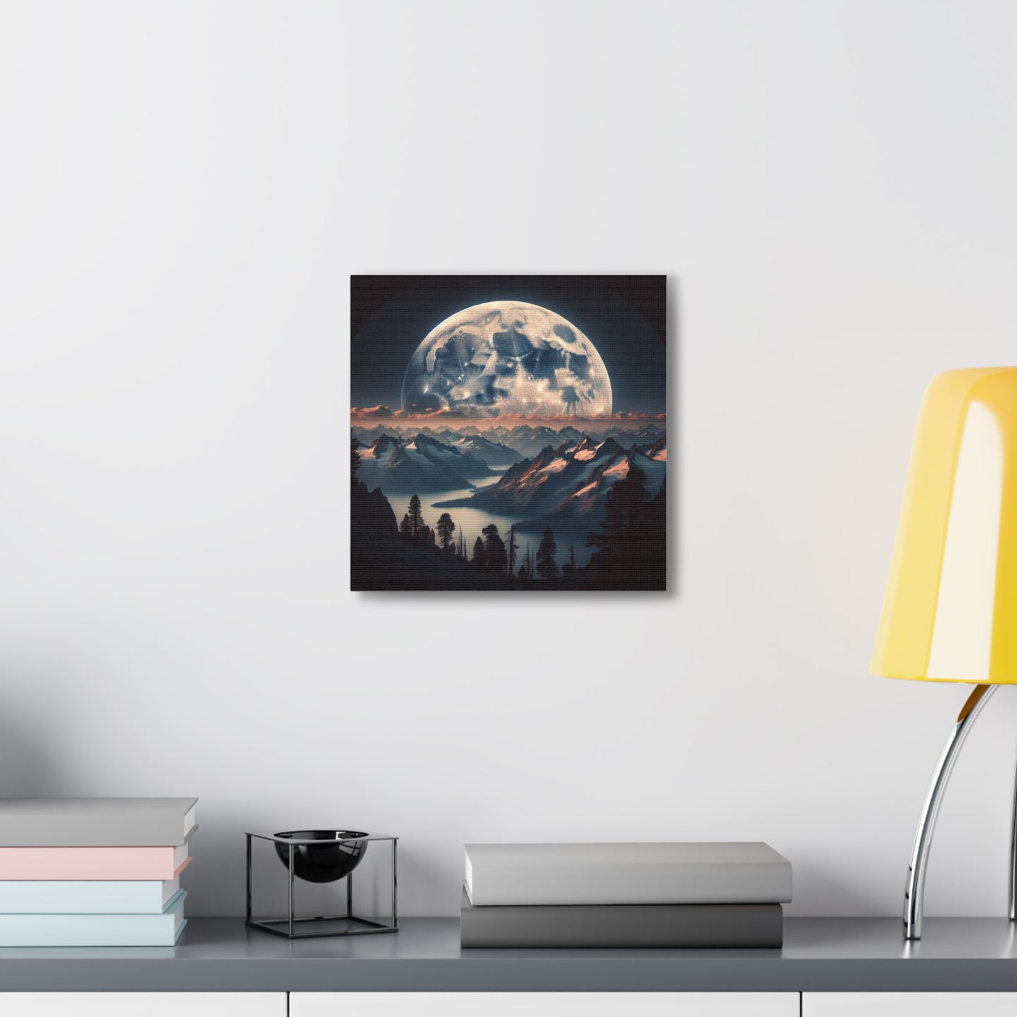 Full Moon Canvas Wall Art