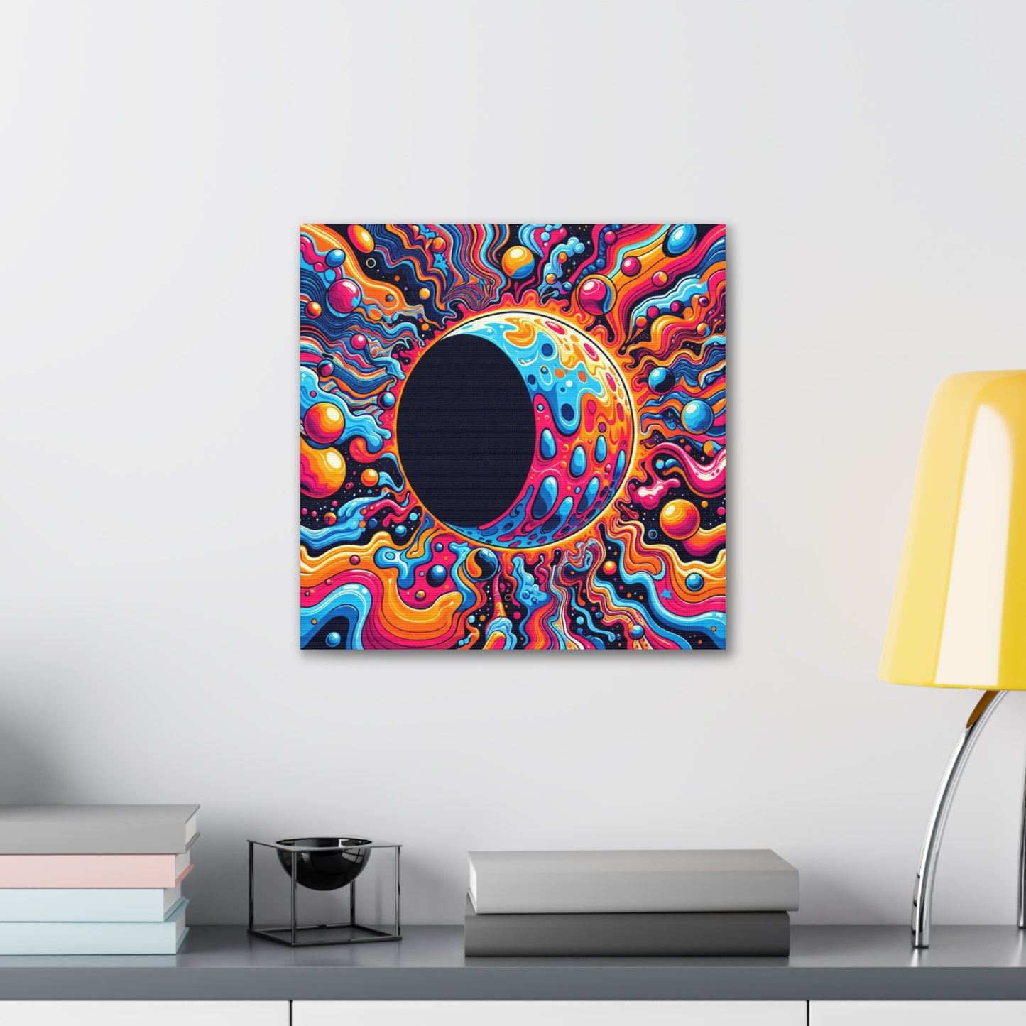 Lunar Eclipse Canvas Wall Art