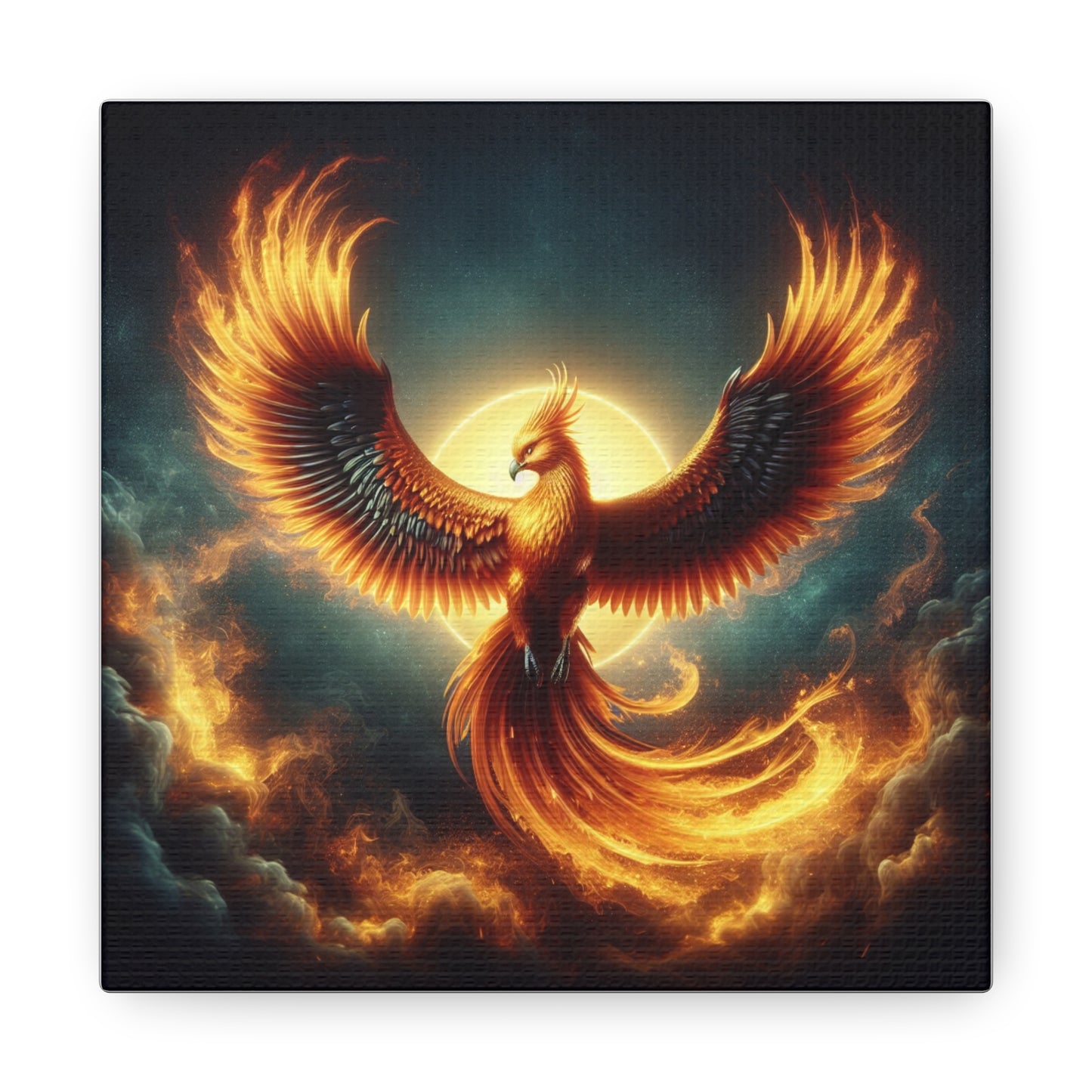 Phoenix Rising Canvas Wall Art