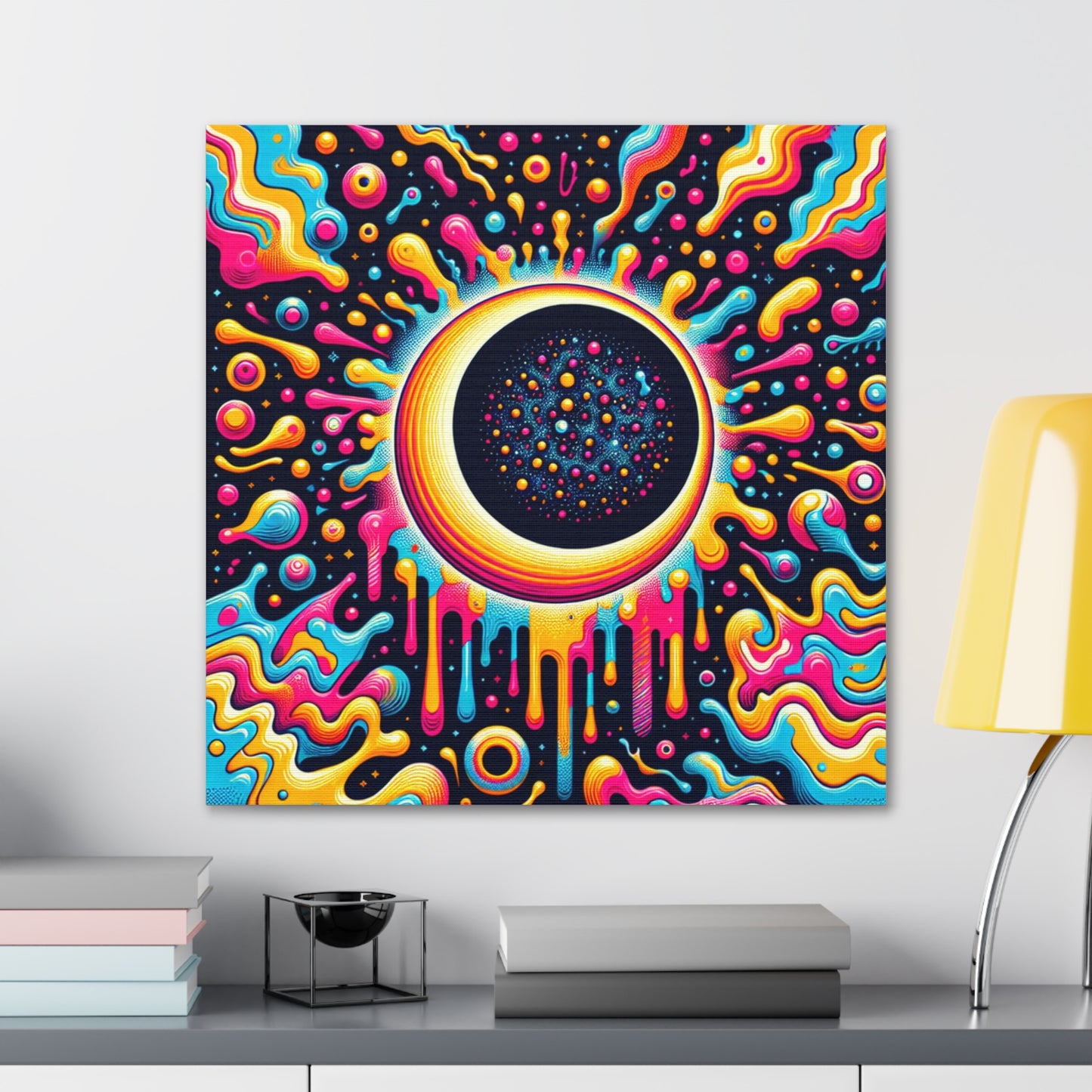 Solar Eclipse Canvas Wall Art