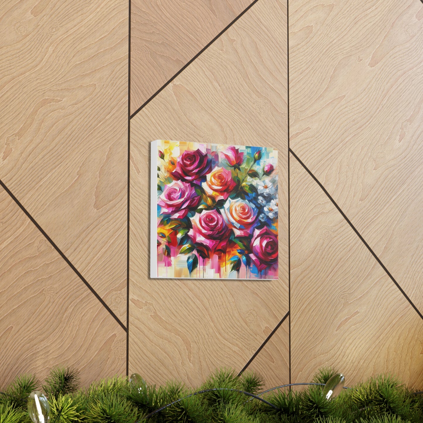 Roses Canvas Wall Art