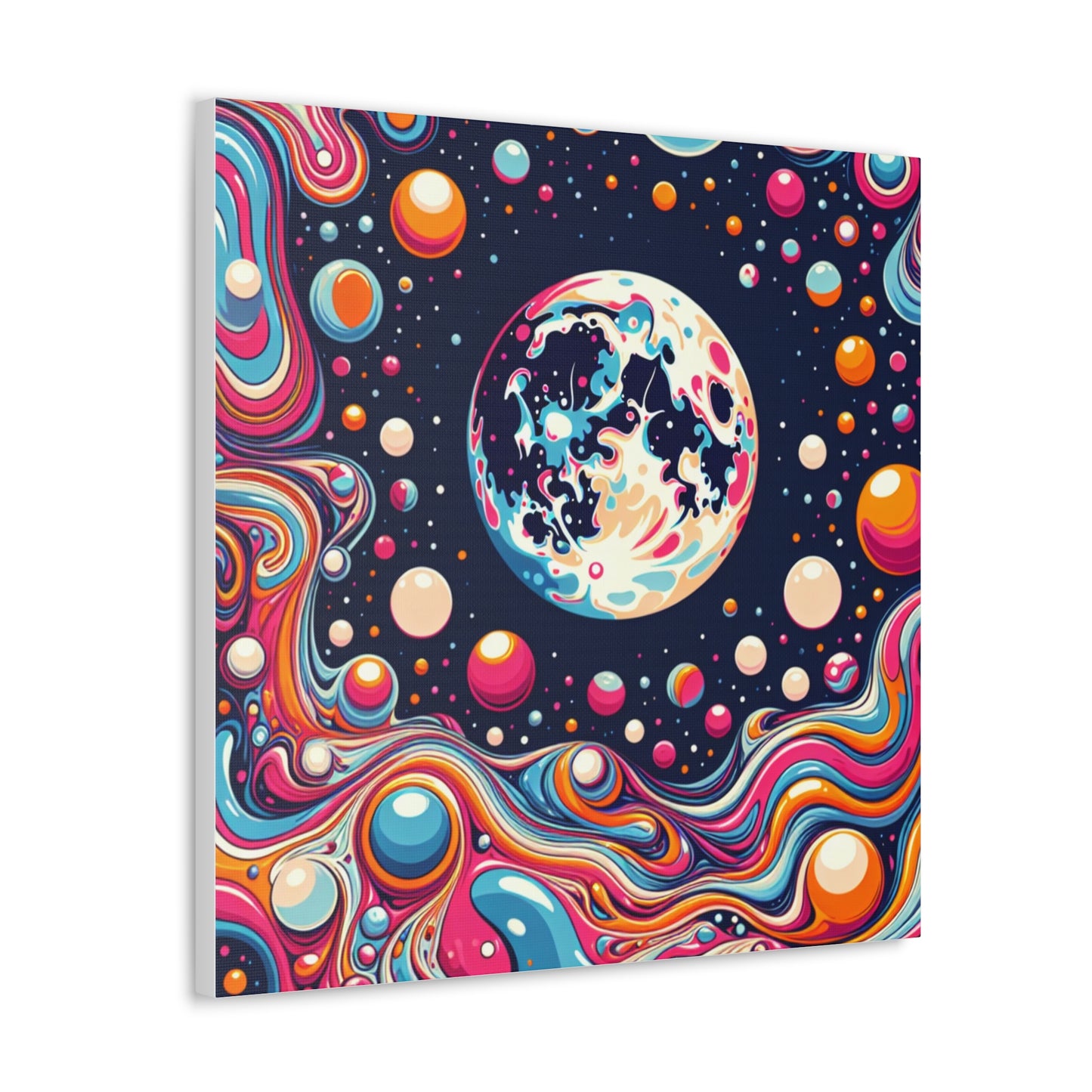 Full Moon Canvas Wall Art