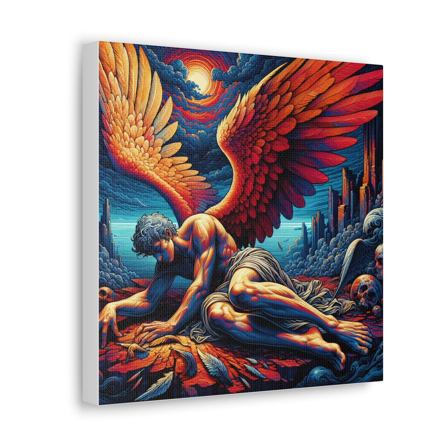 Fallen Angel Canvas Wall Art