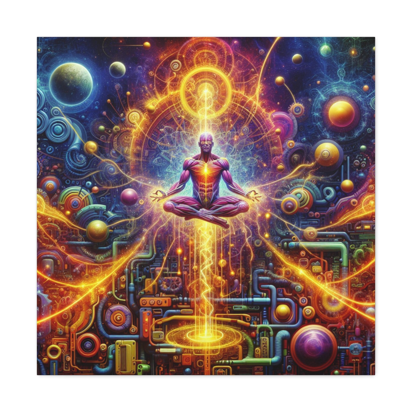 Fifth Dimension Ascension Canvas Wall Art