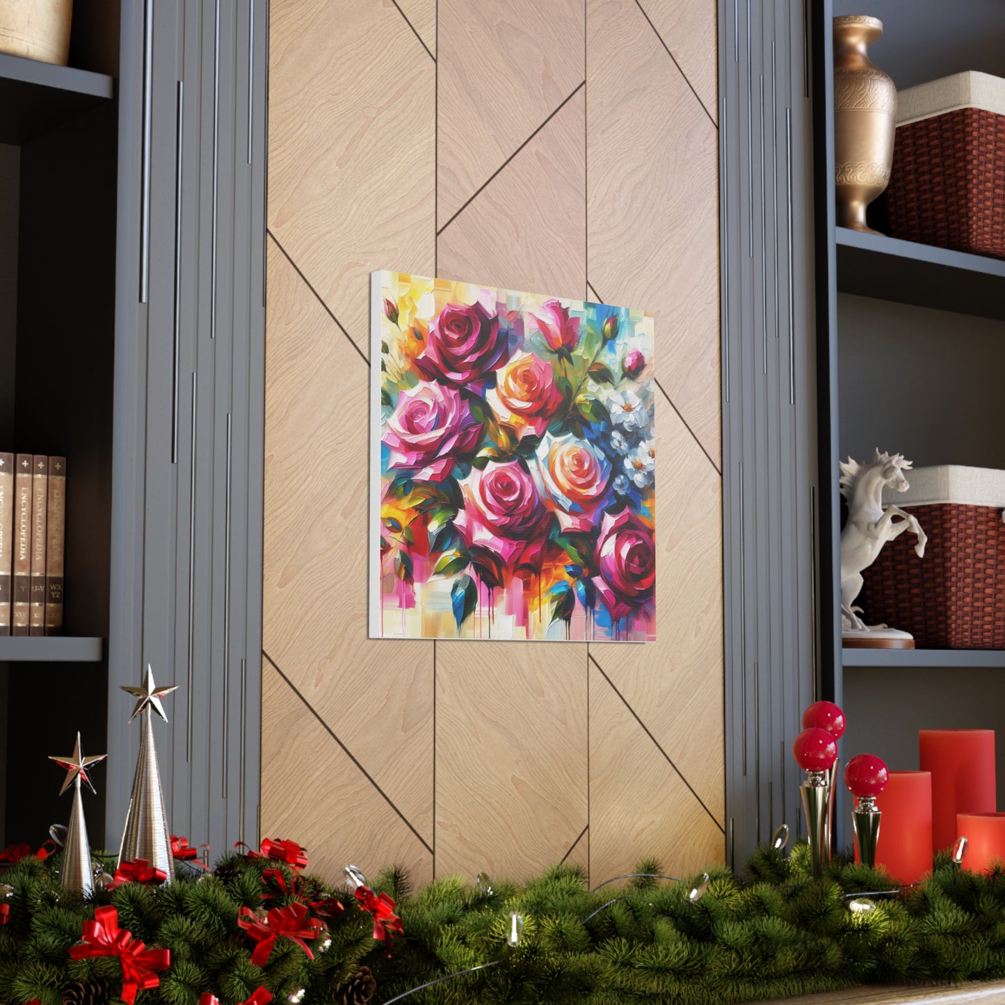 Roses Canvas Wall Art