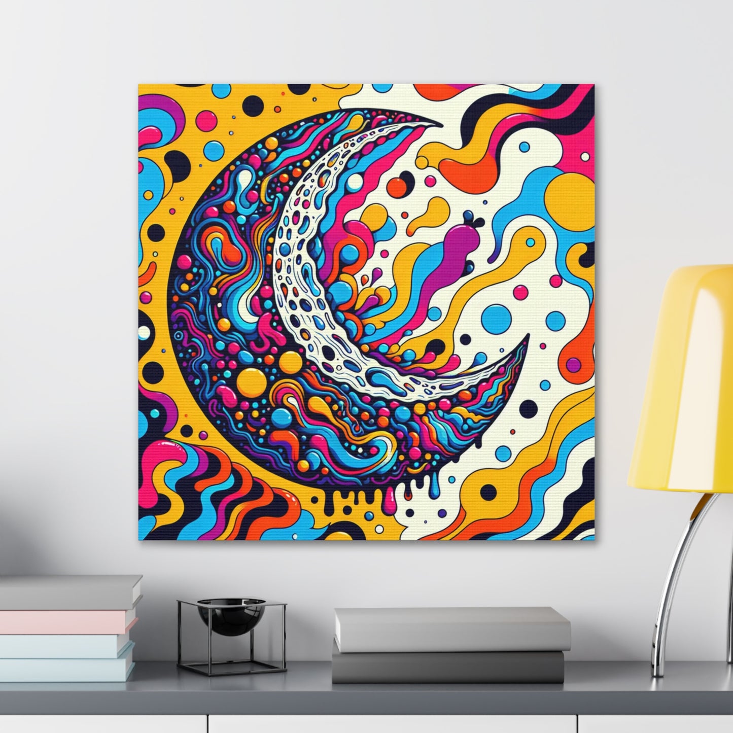 Half Moon Canvas Wall Art