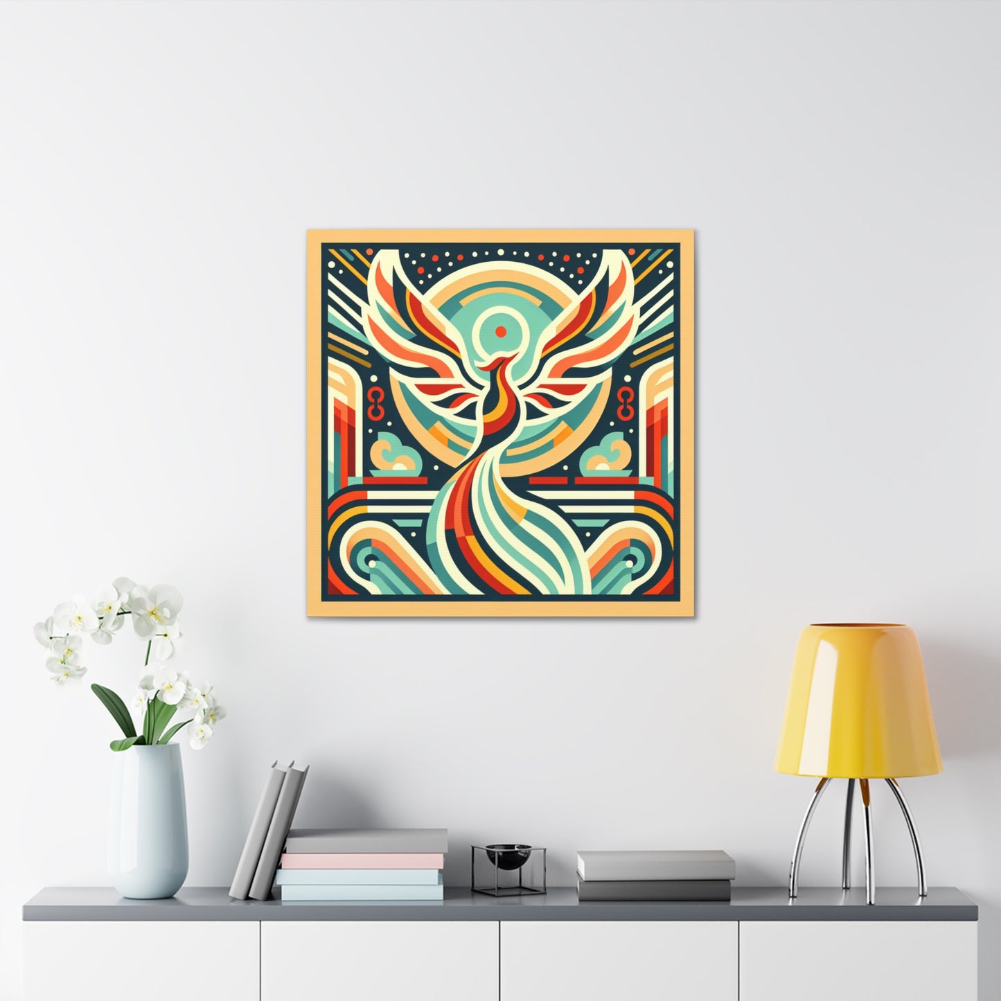 Phoenix Rising Canvas Wall Art