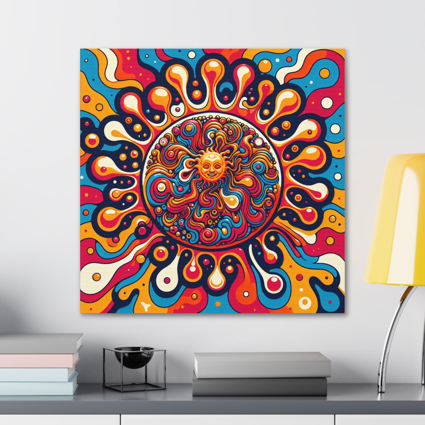 Sun Canvas Wall Art