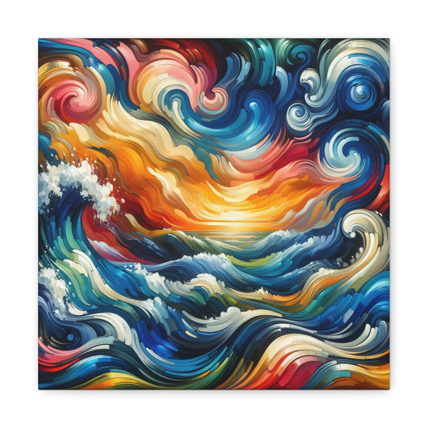 Ocean Waves Canvas Wall Art