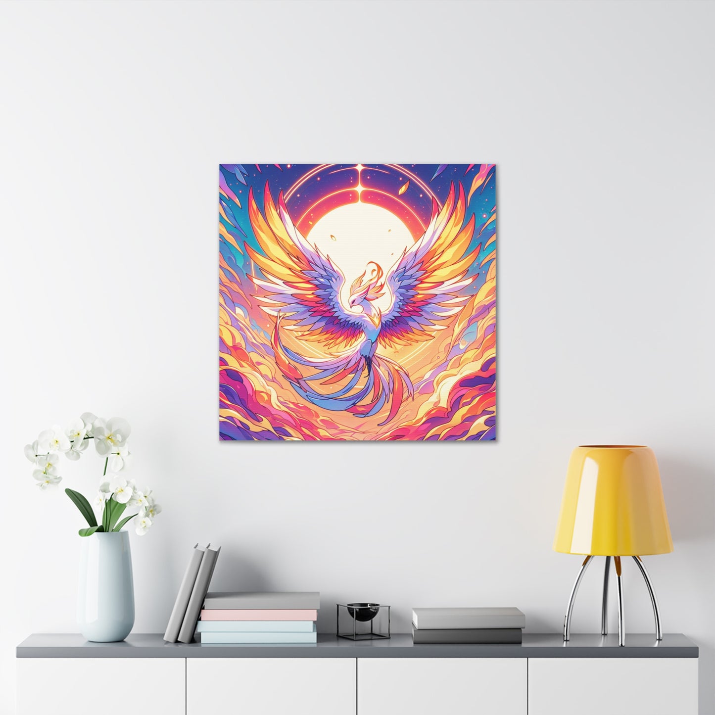 Phoenix Rising Canvas Wall Art