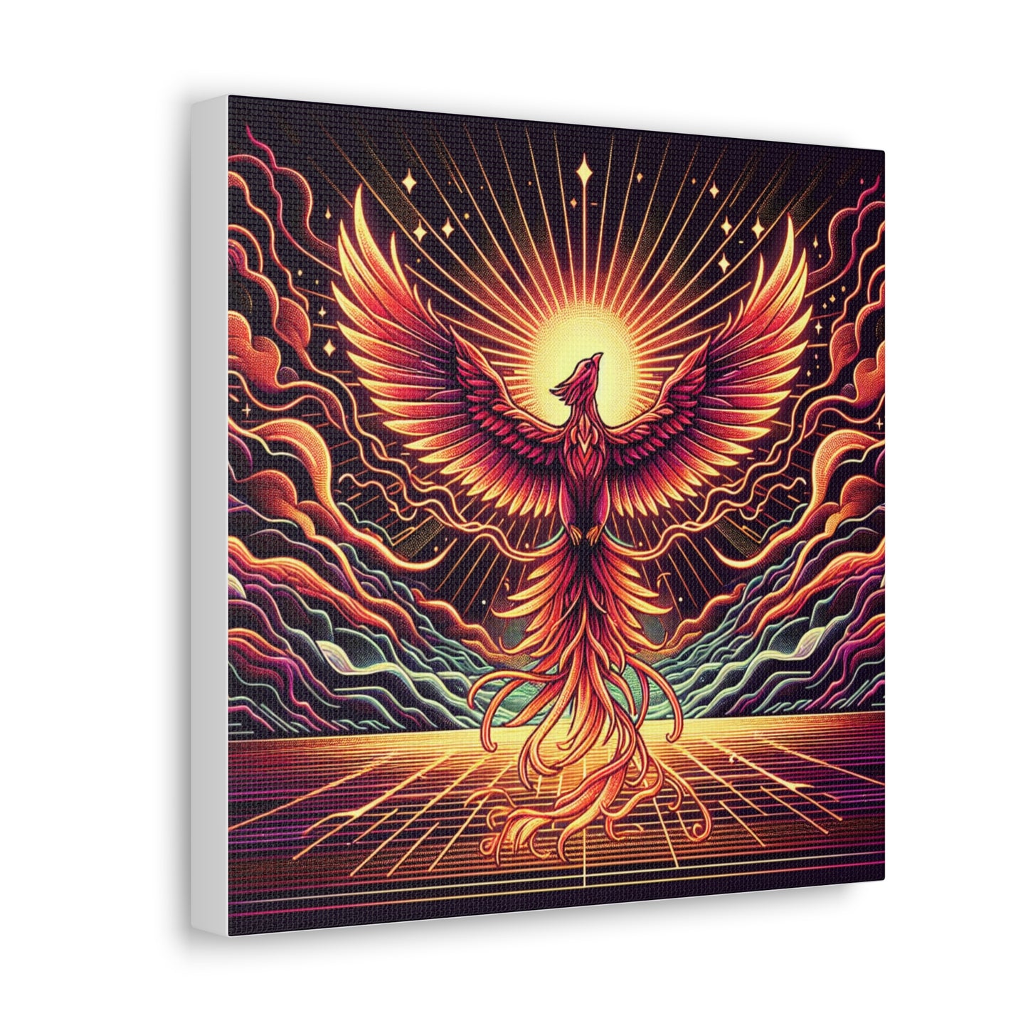 Phoenix Rising Canvas Wall Art