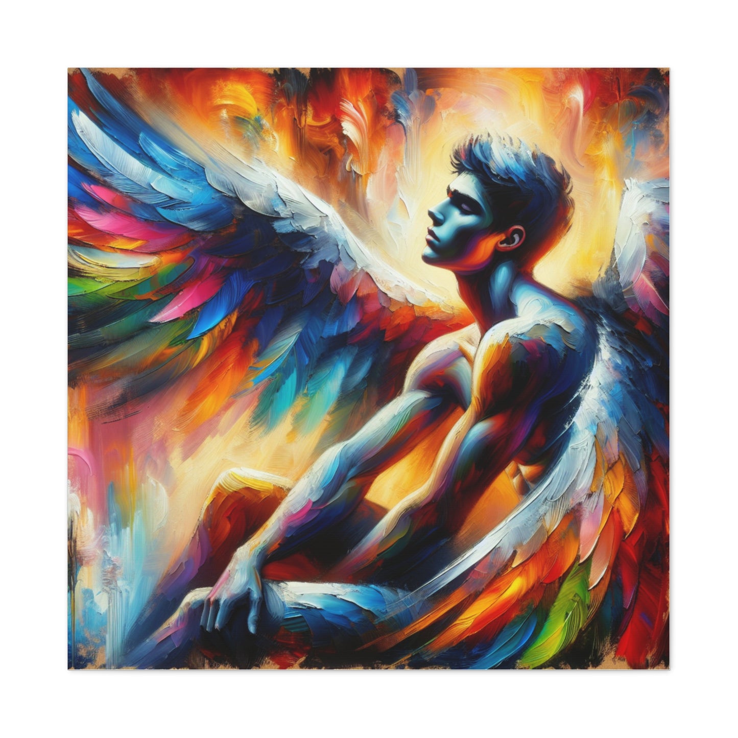 Fallen Angel Canvas Wall Art