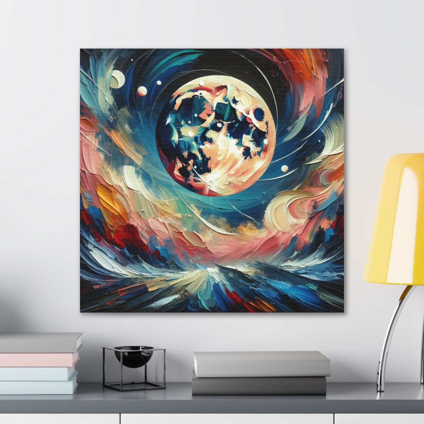 Full Moon Canvas Wall Art