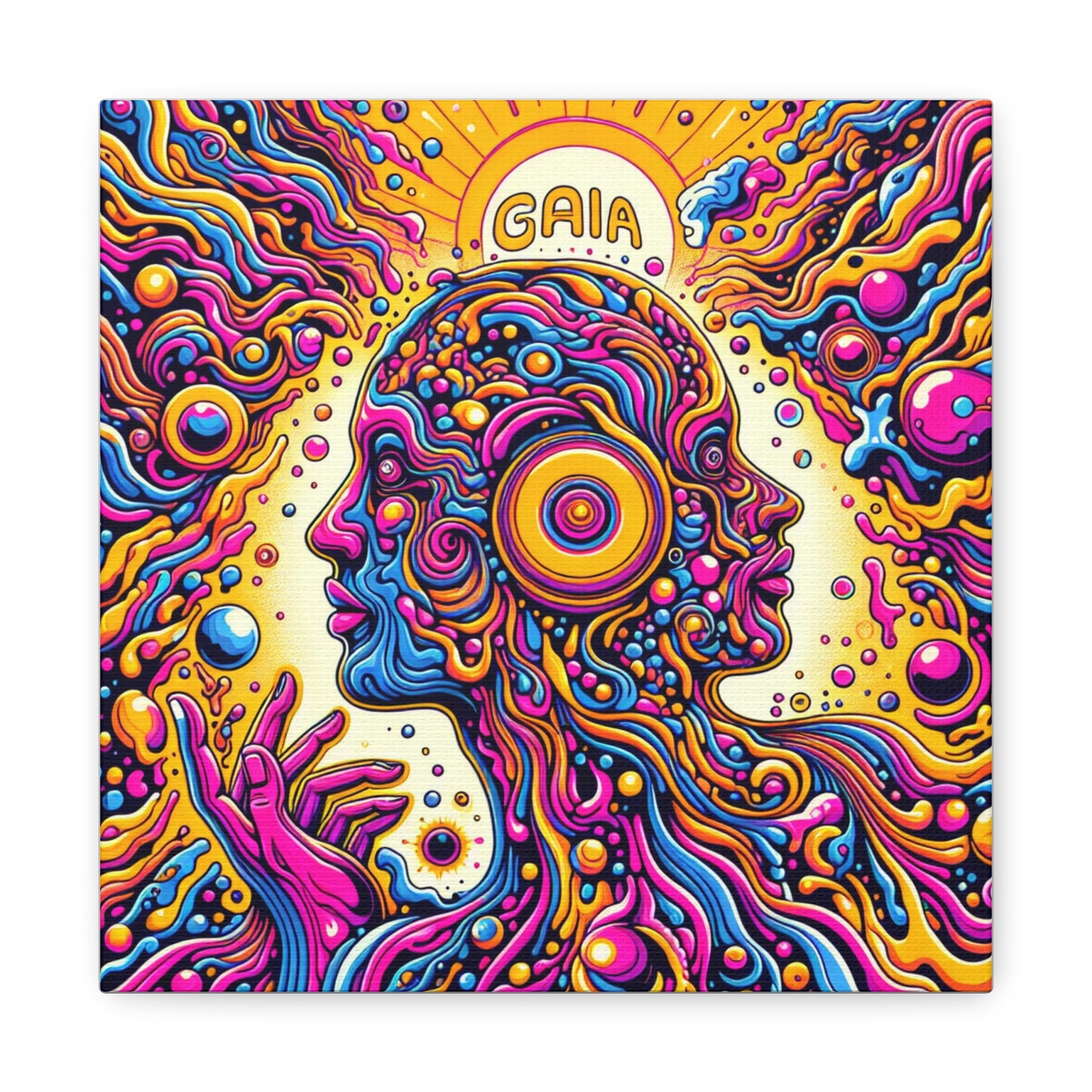 Gaia Mother Earth Canvas Wall Art