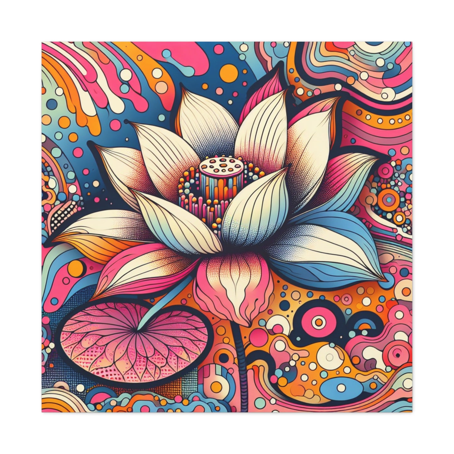 Lotus Canvas Wall Art