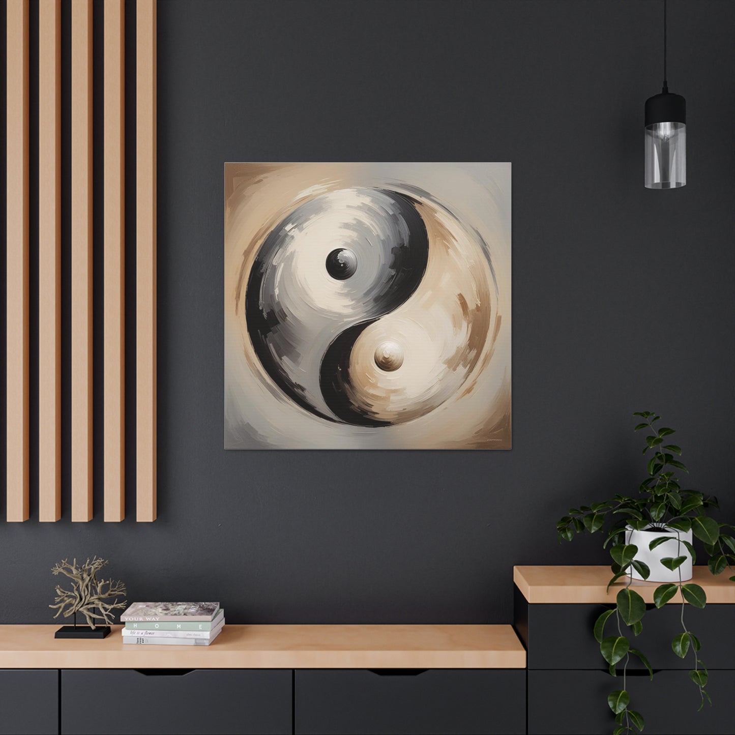 Ying Yang Canvas Wall Art