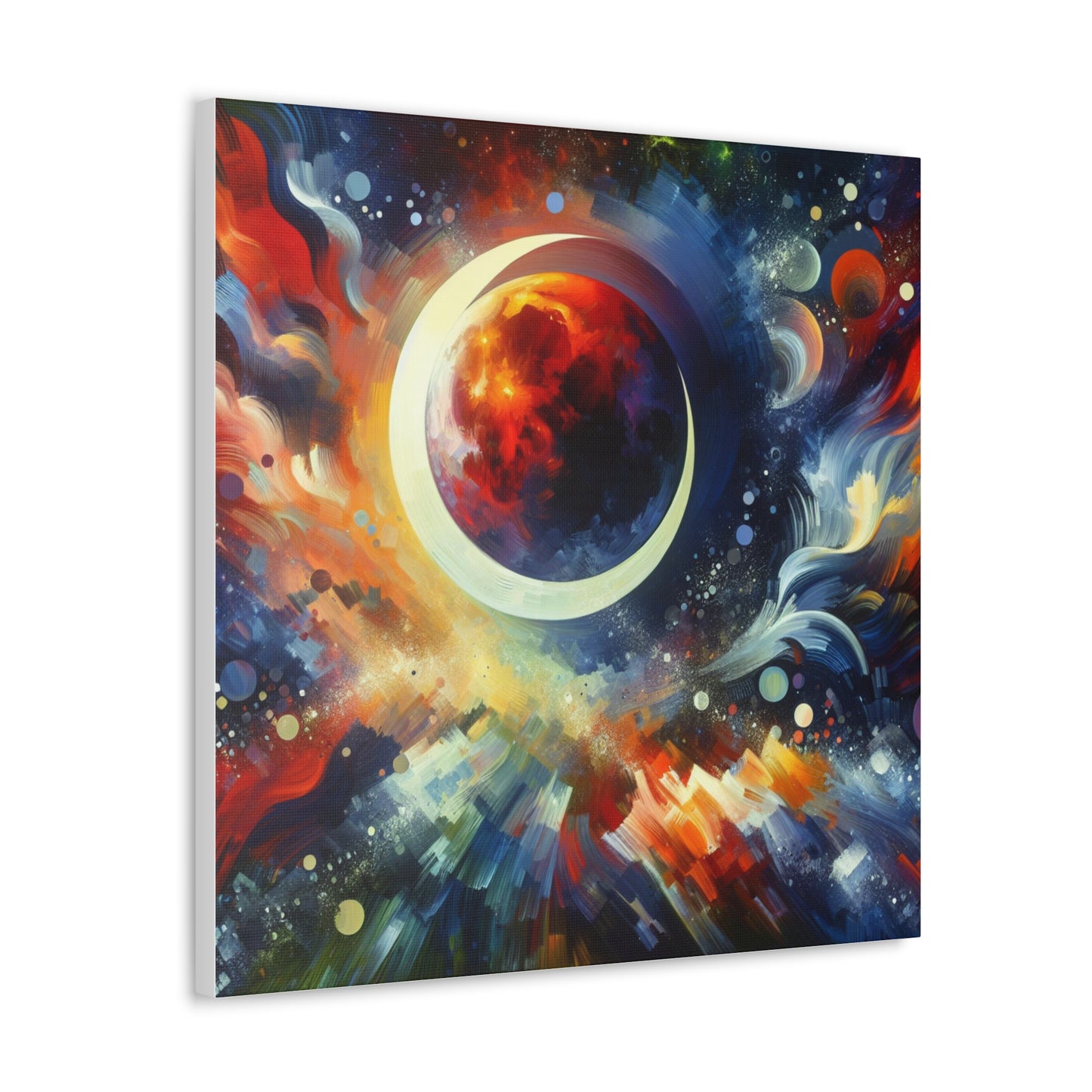 Lunar Eclipse Canvas Wall Art