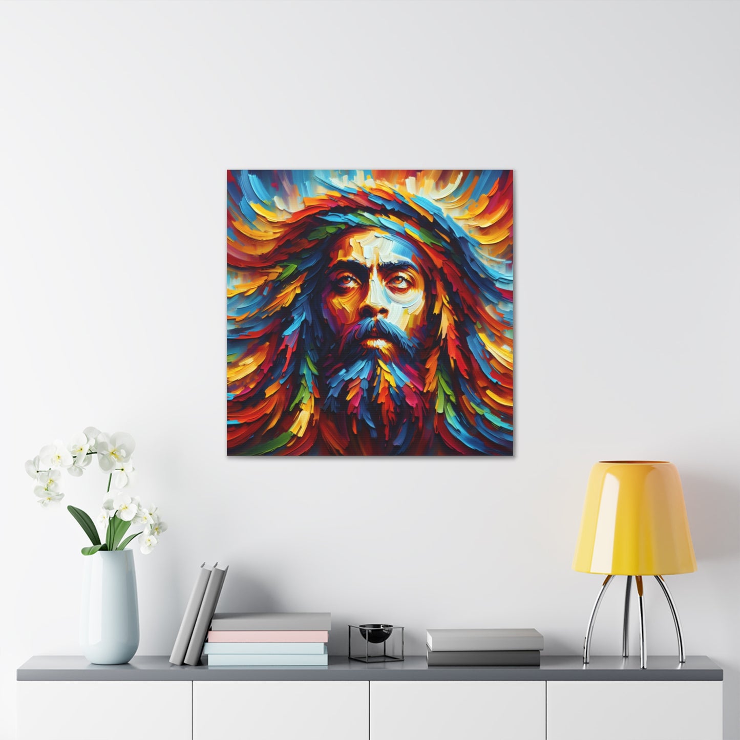 Jah Rastafari Canvas Wall Art