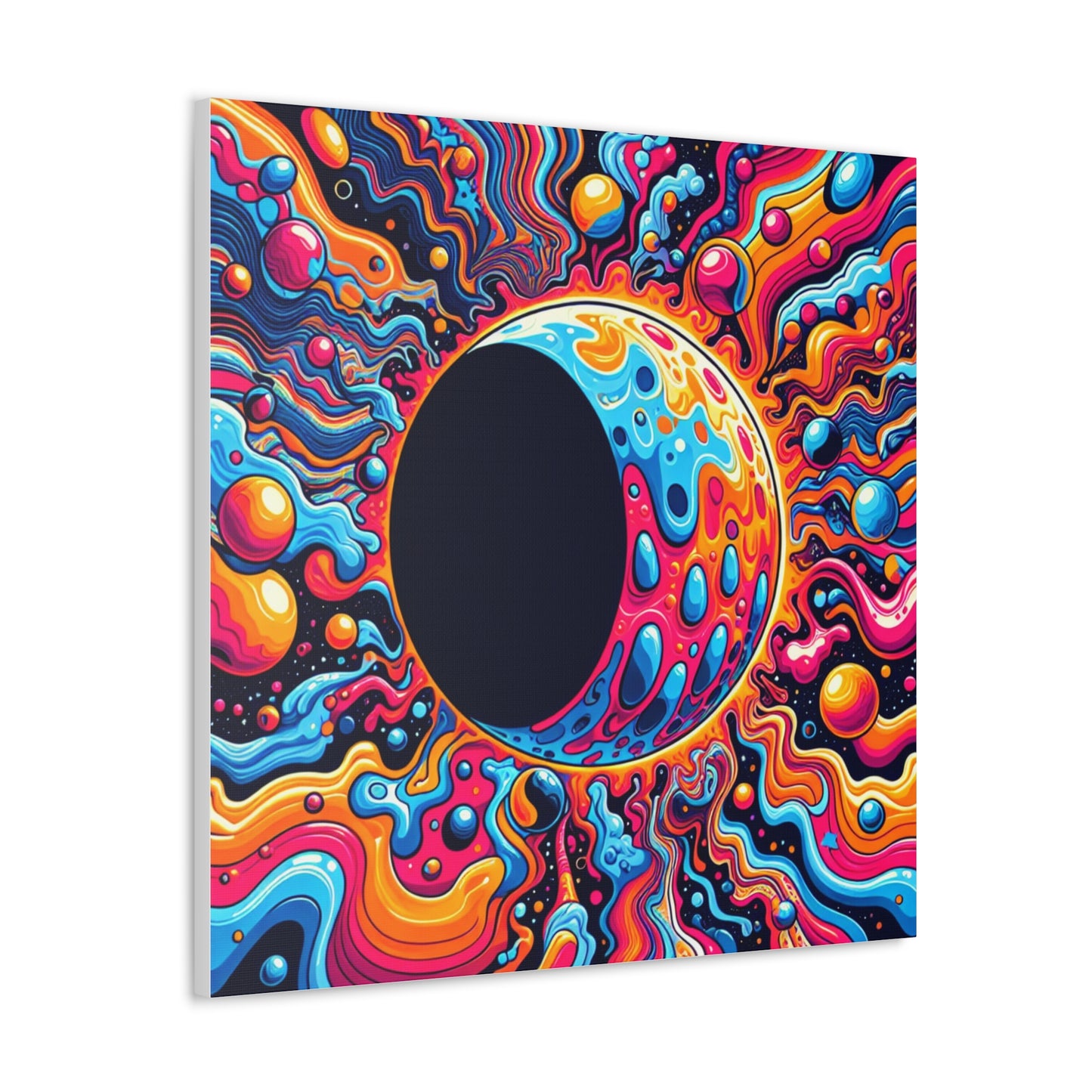 Lunar Eclipse Canvas Wall Art