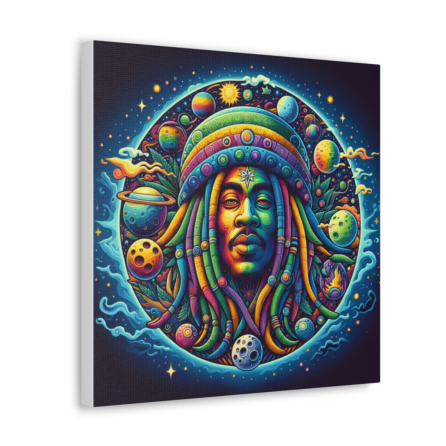 Jah Rastafari Canvas Wall Art