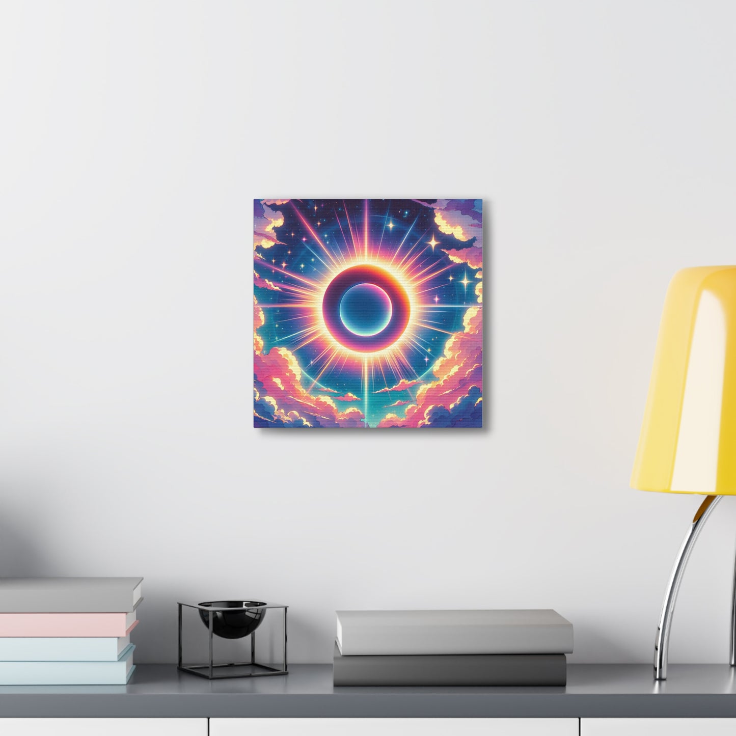 Solar Eclipse Canvas Wall Art