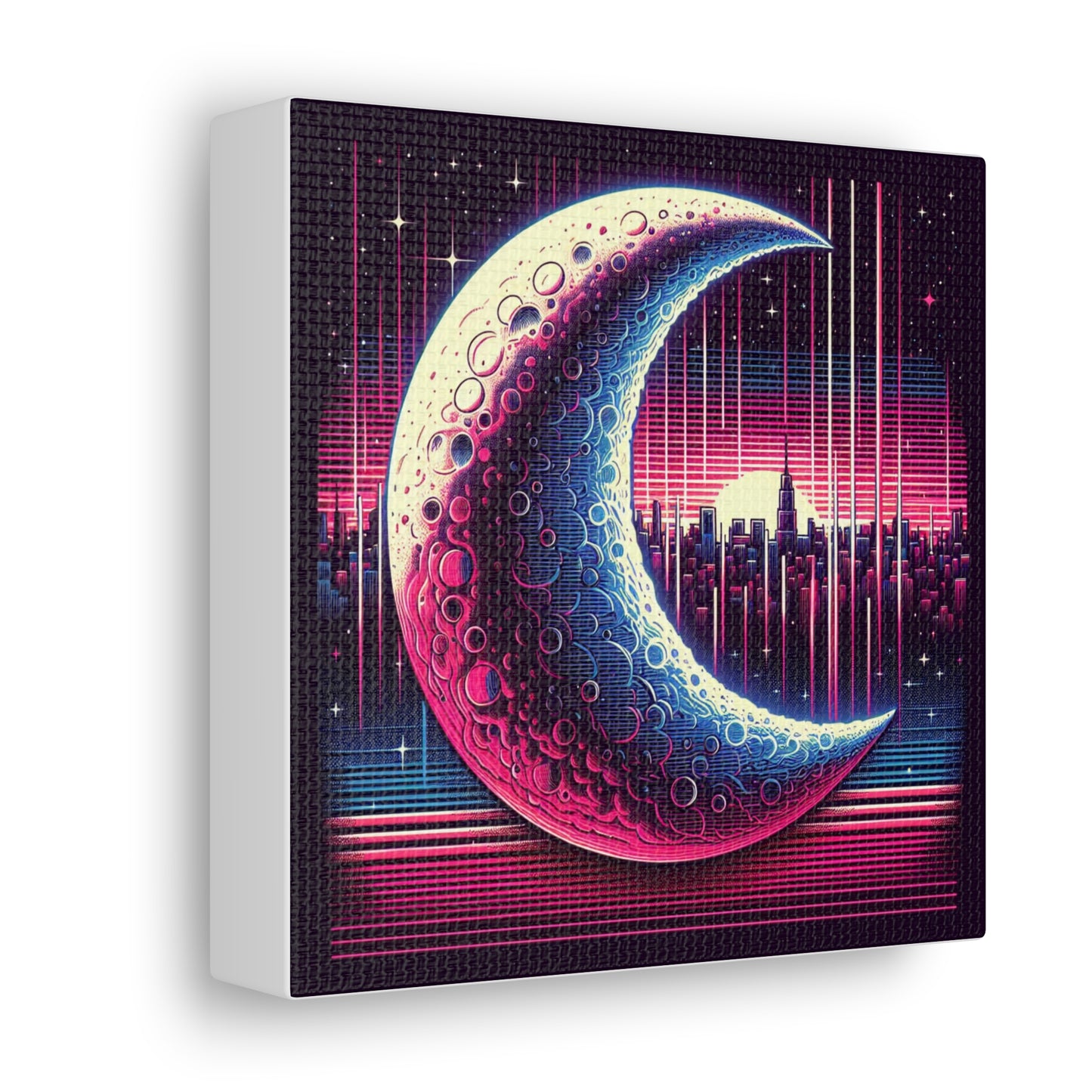 Half Moon Canvas Wall Art