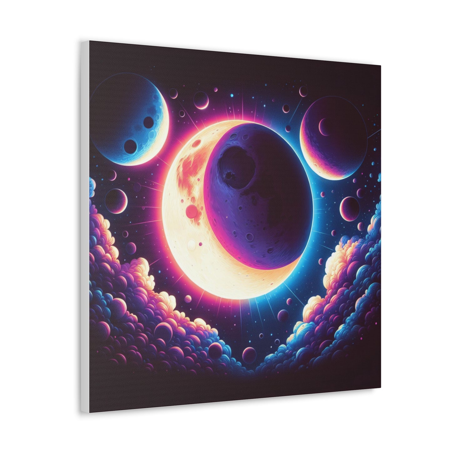 Lunar Eclipse Canvas Wall Art