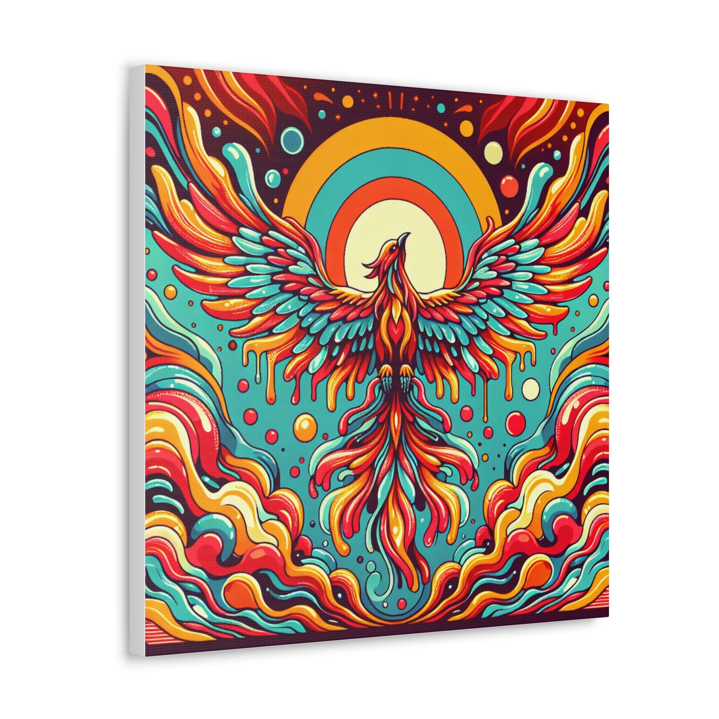 Phoenix Rising Canvas Wall Art