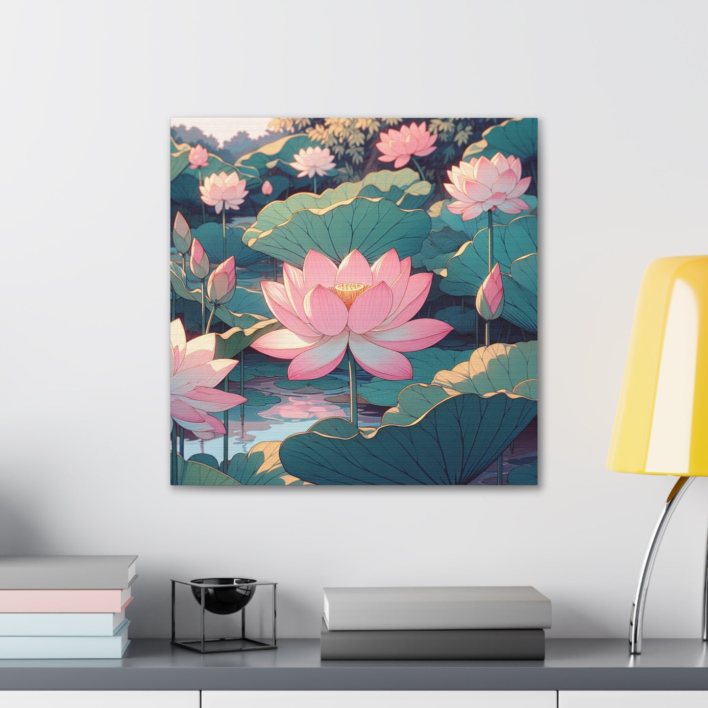 Lotus Canvas Wall Art