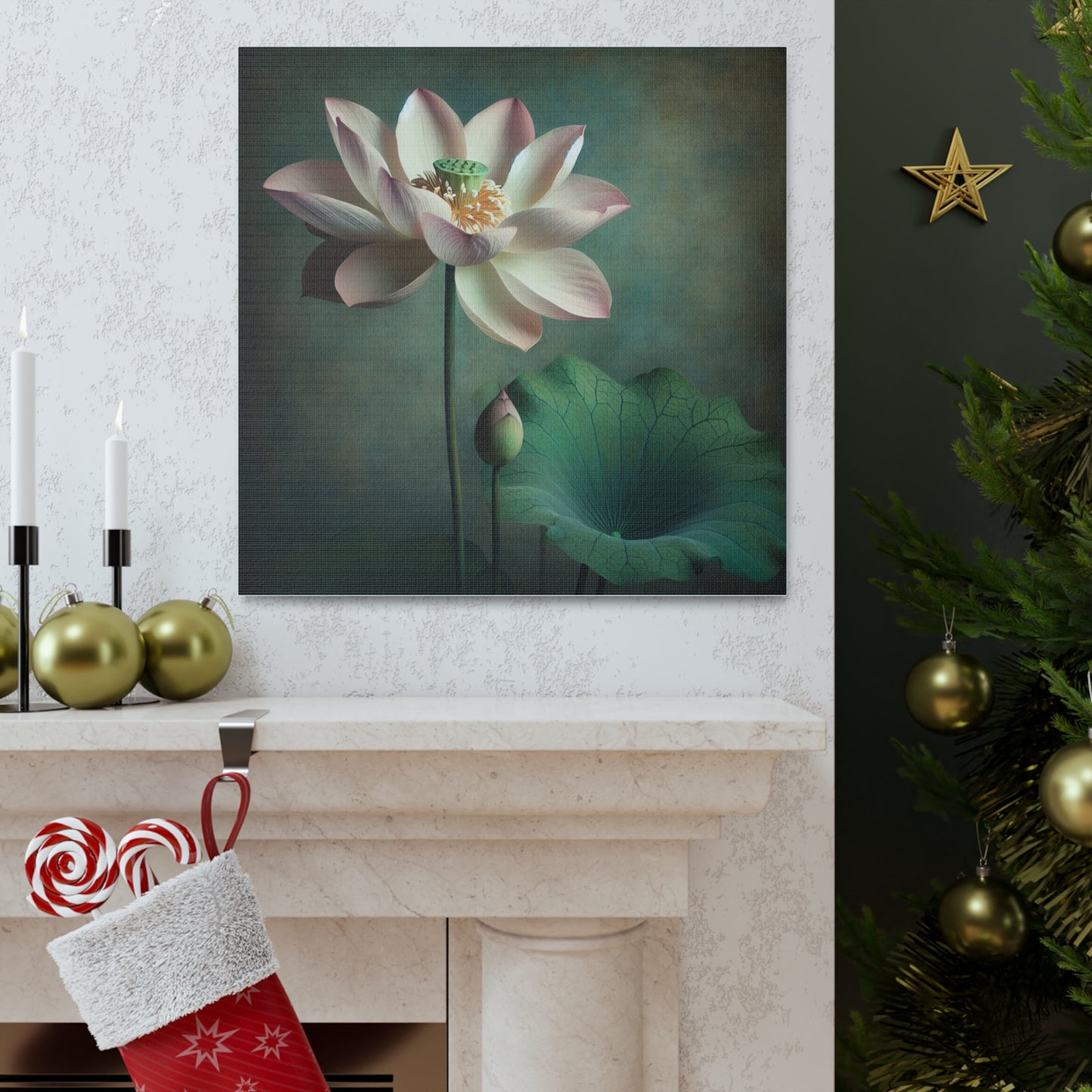 Lotus Canvas Wall Art